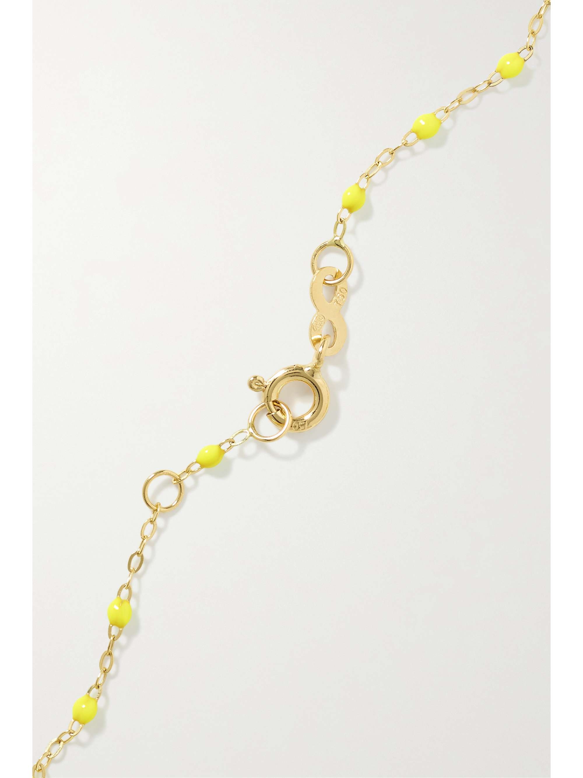 GIGI CLOZEAU Star Classic Gigi 18-karat gold, resin and diamond bracelet