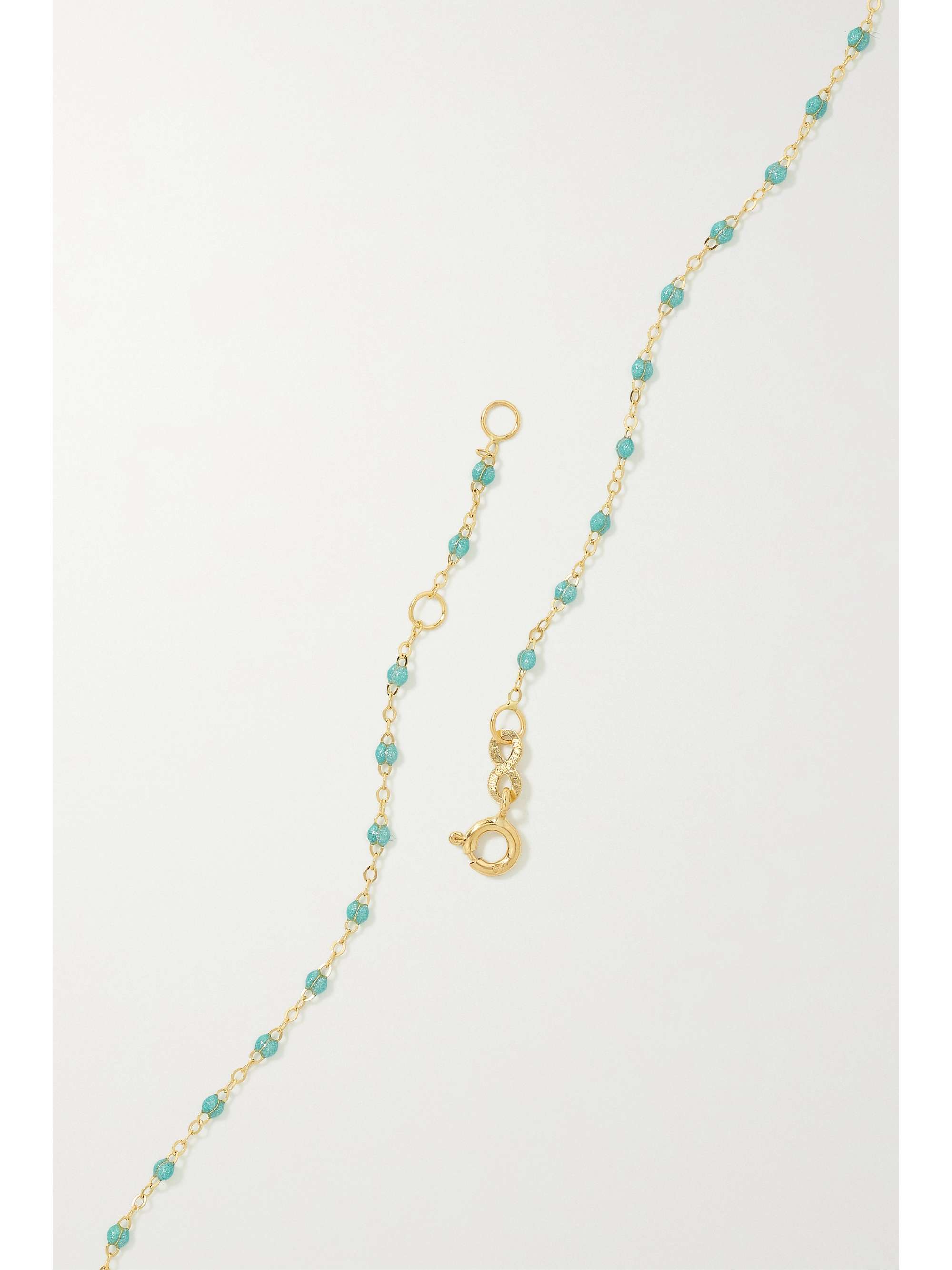 GIGI CLOZEAU Classic Gigi Iceberg Kette aus 18 Karat Gold mit Harzdetails