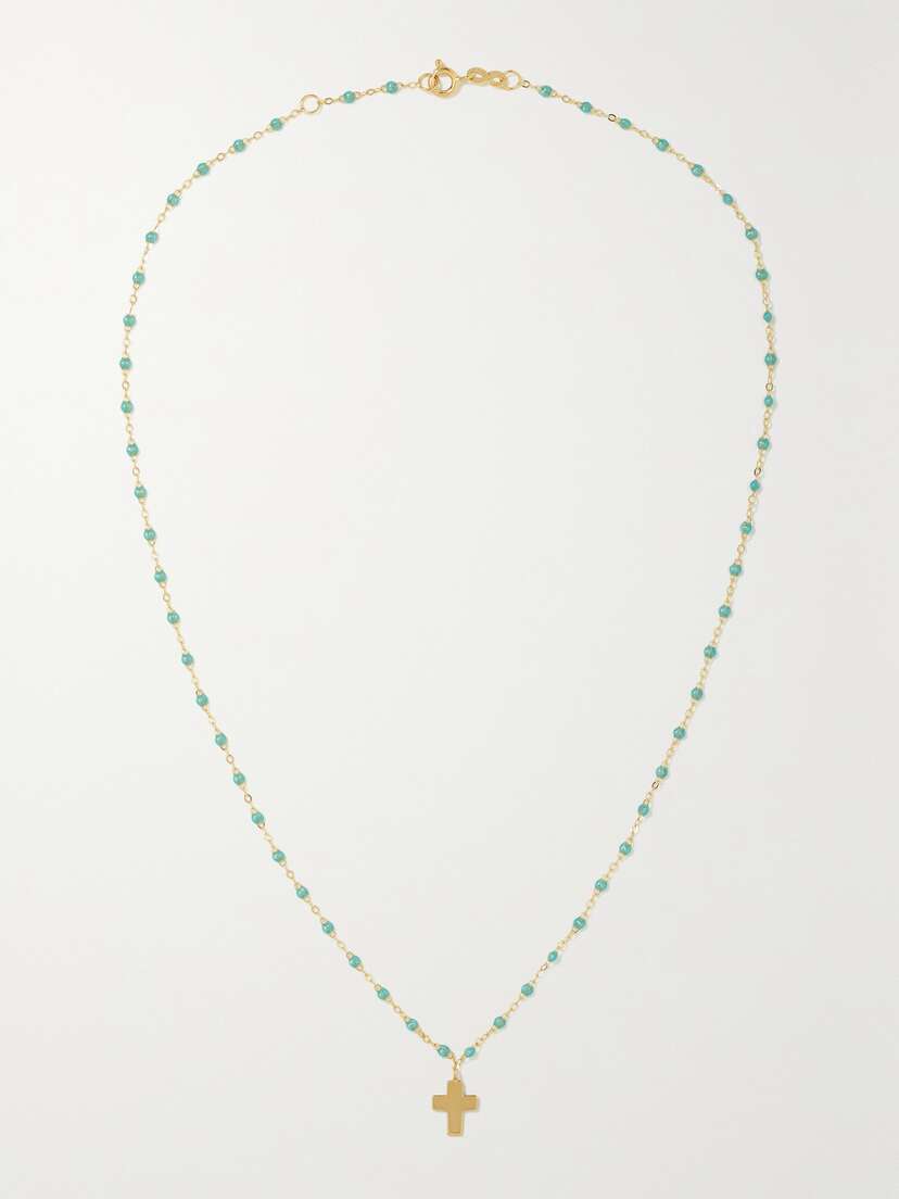 Gigi Clozeau Classic Gigi Iceberg 18-karat Gold And Resin Necklace