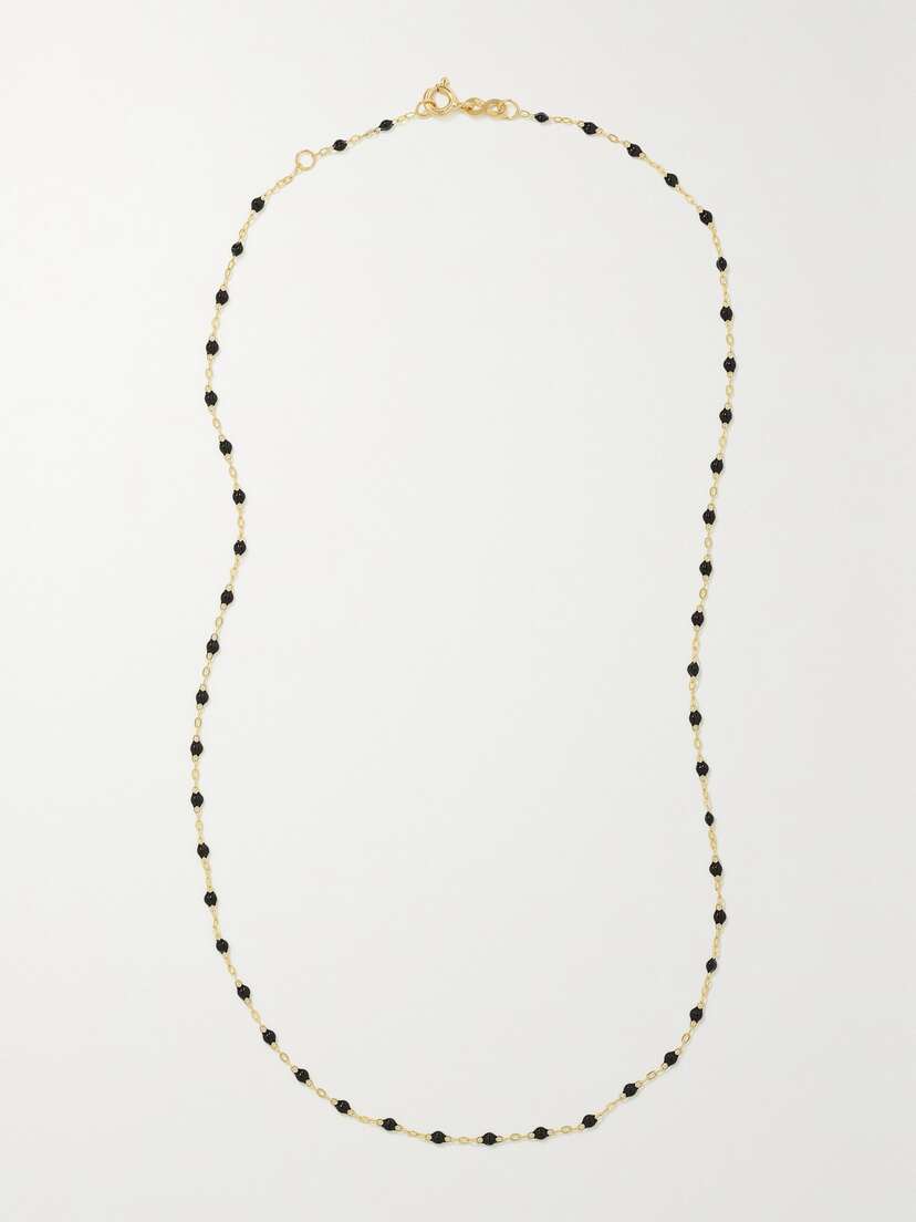 Gigi Clozeau Classic Gigi 18-karat Gold And Resin Necklace