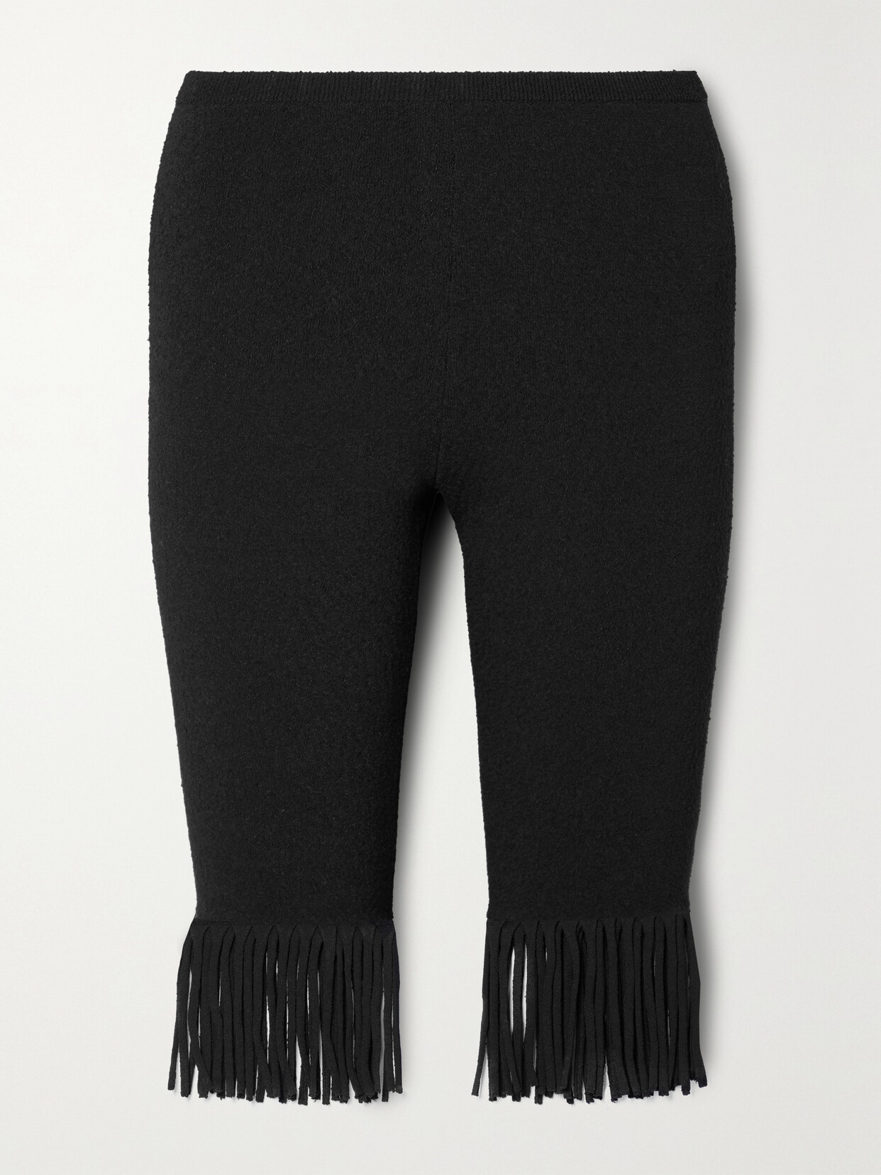 Proenza Schouler Fringed Stretch-knit Shorts