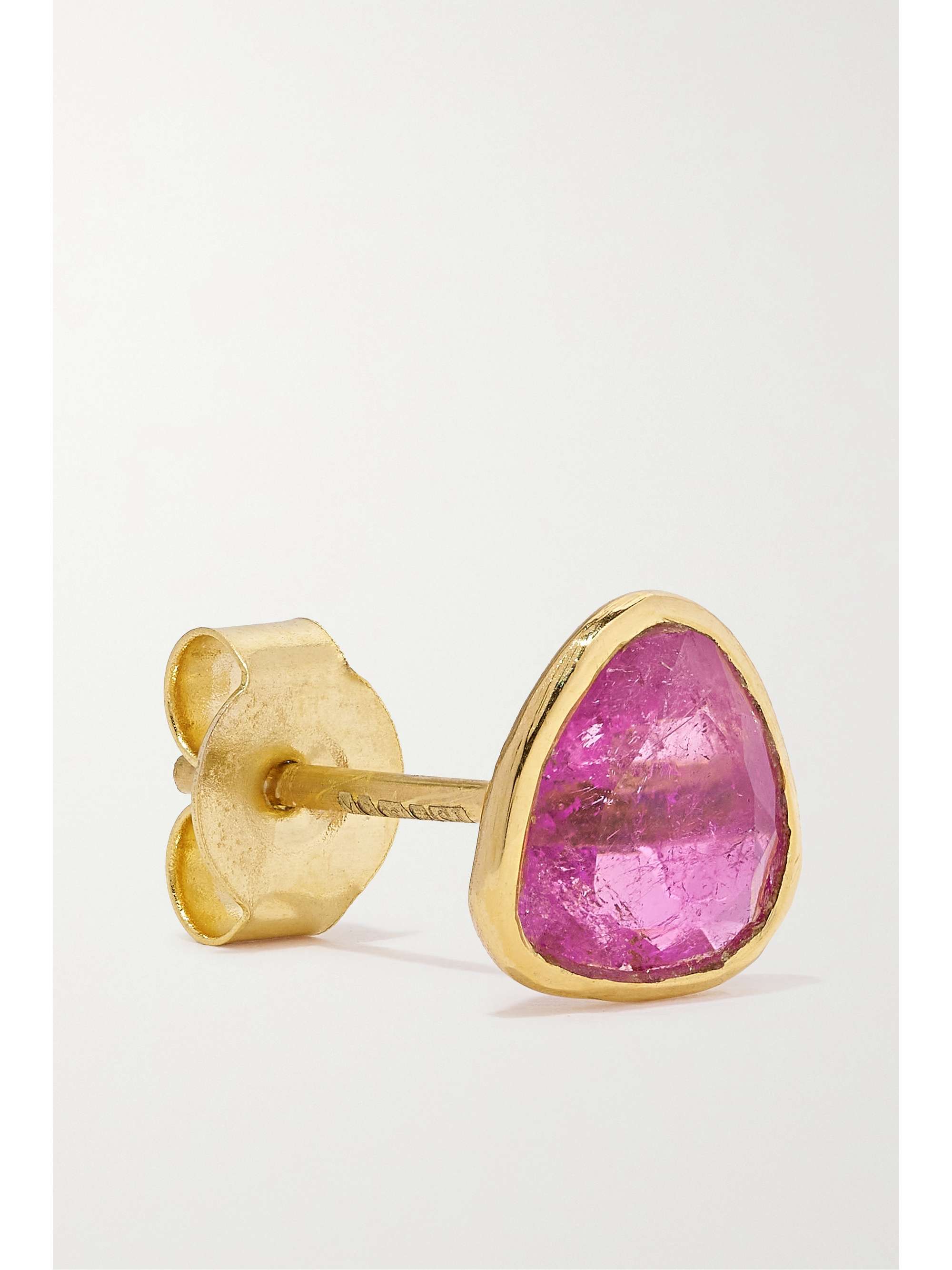 PIPPA SMALL Small Classic 18-karat gold tourmaline earrings