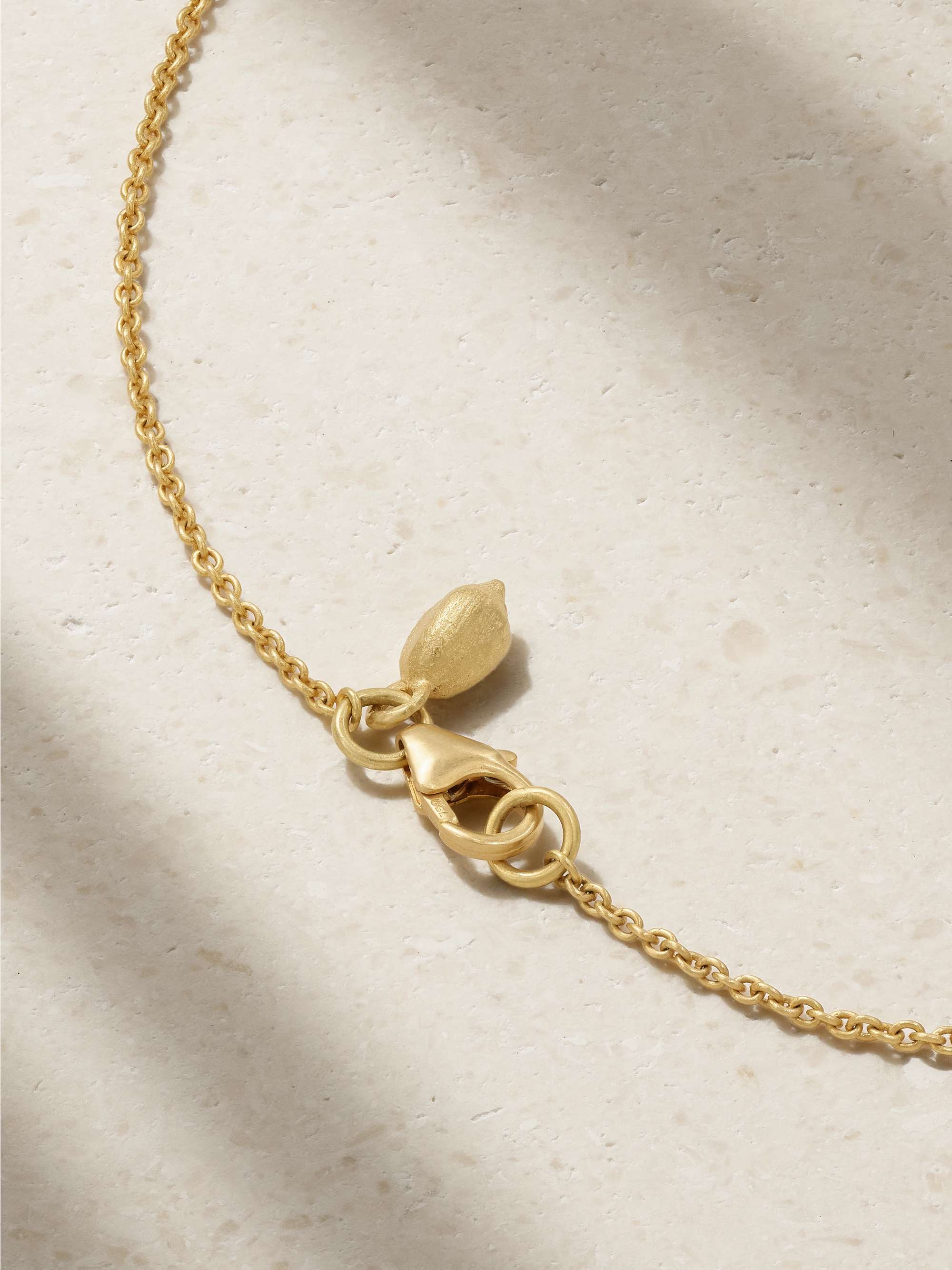 PIPPA SMALL 18-karat gold tourmaline necklace