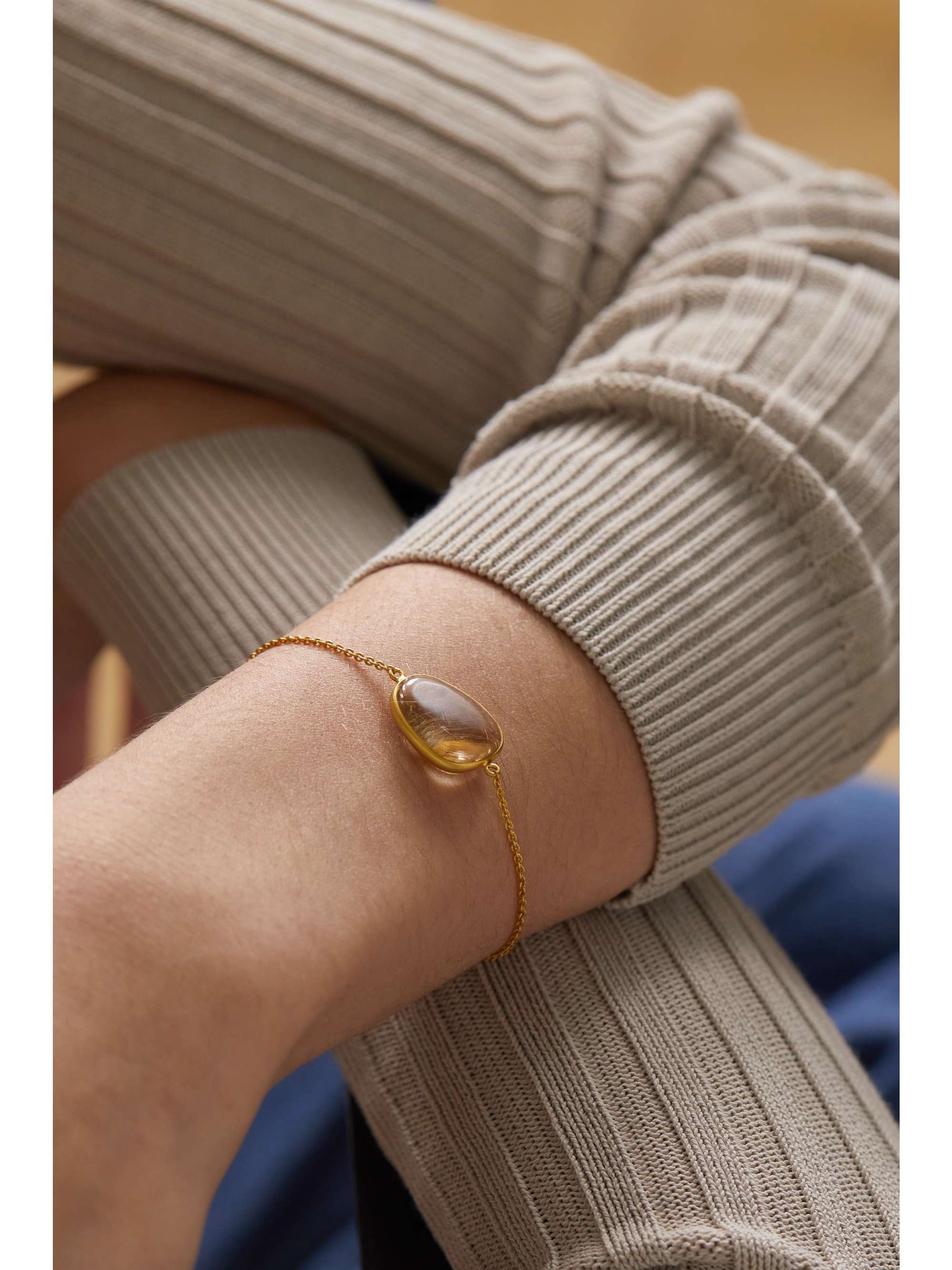 PIPPA SMALL 18-karat gold quartz bracelet