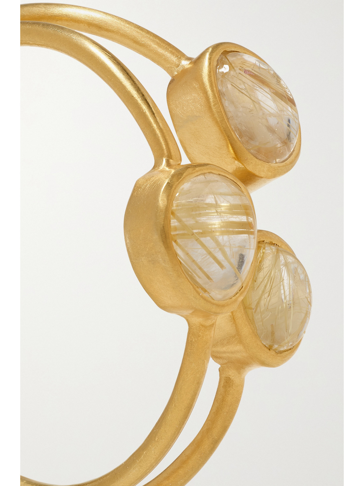 Shop Pippa Small 18-karat Gold Quartz Ring