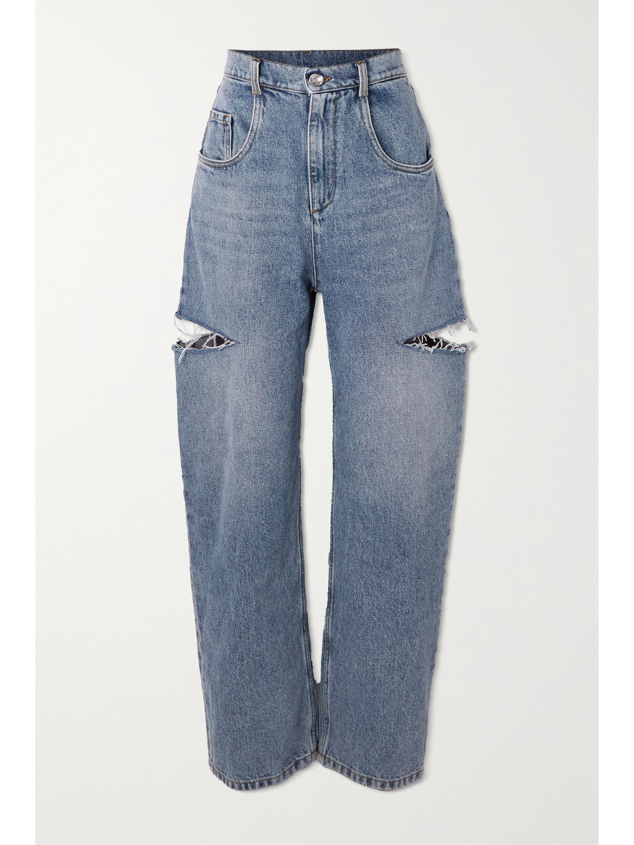 Maison Margiela Straight Jeans Mm In Blue