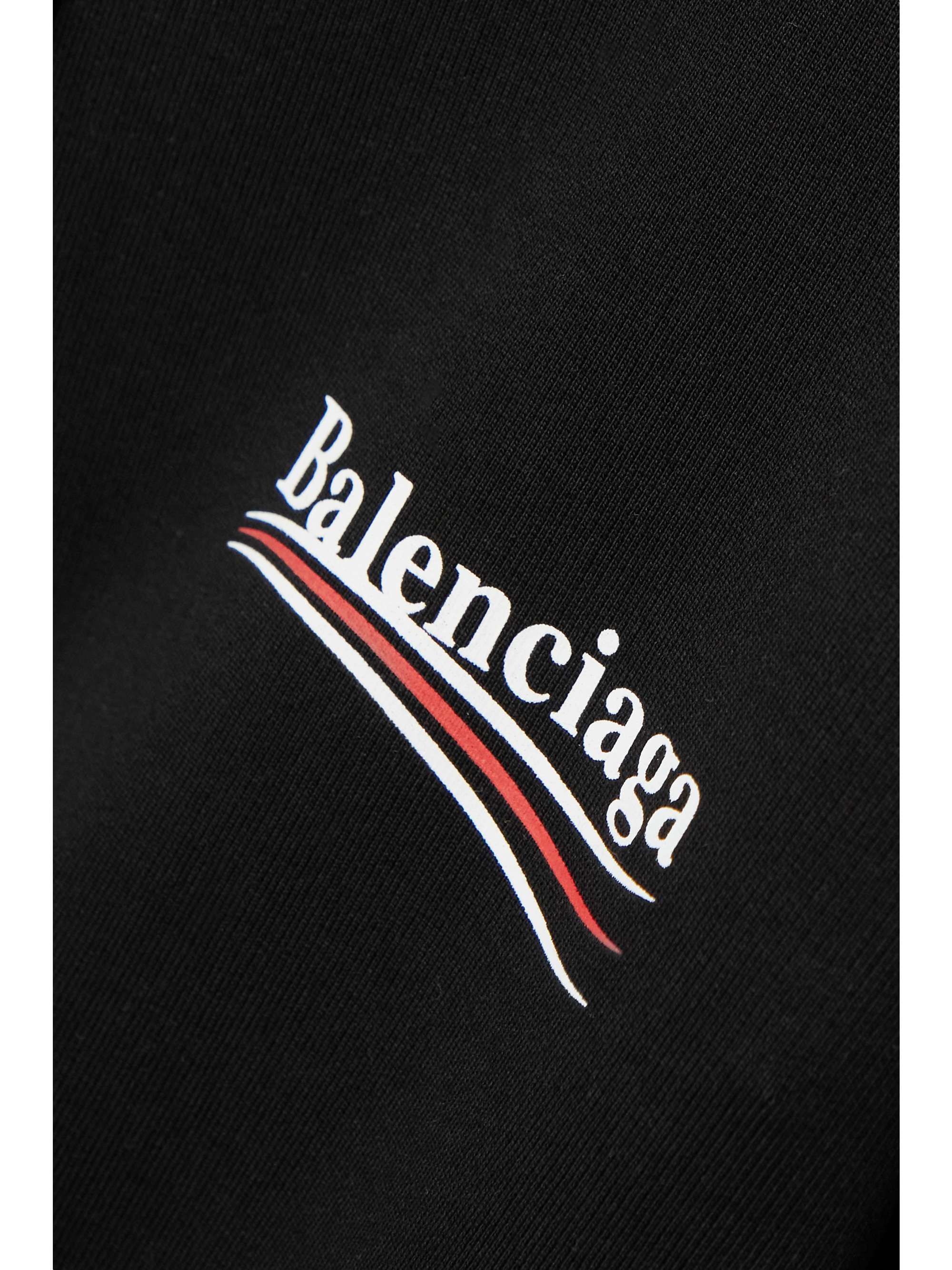 BALENCIAGA Printed cotton-jersey hoodie