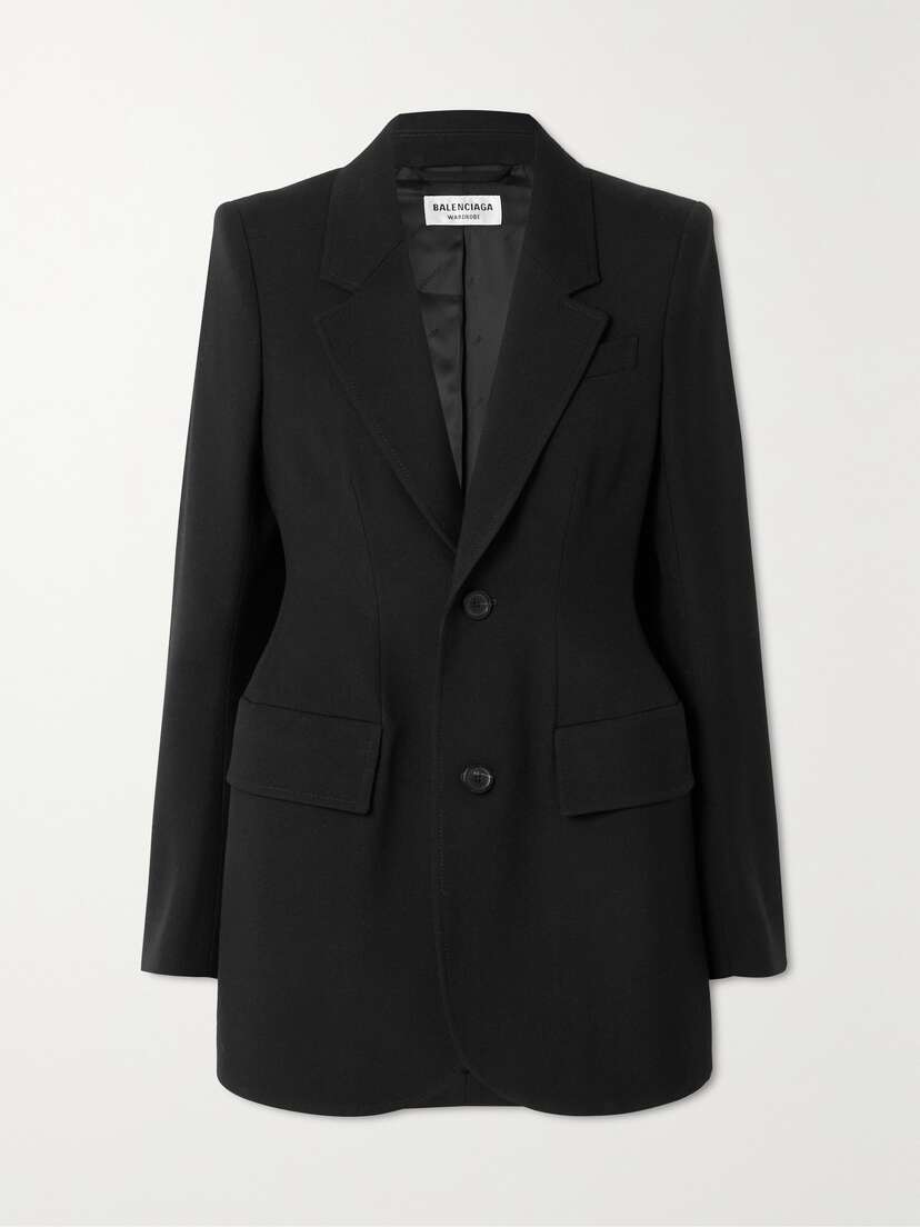 Balenciaga Hourglass Wool Blazer