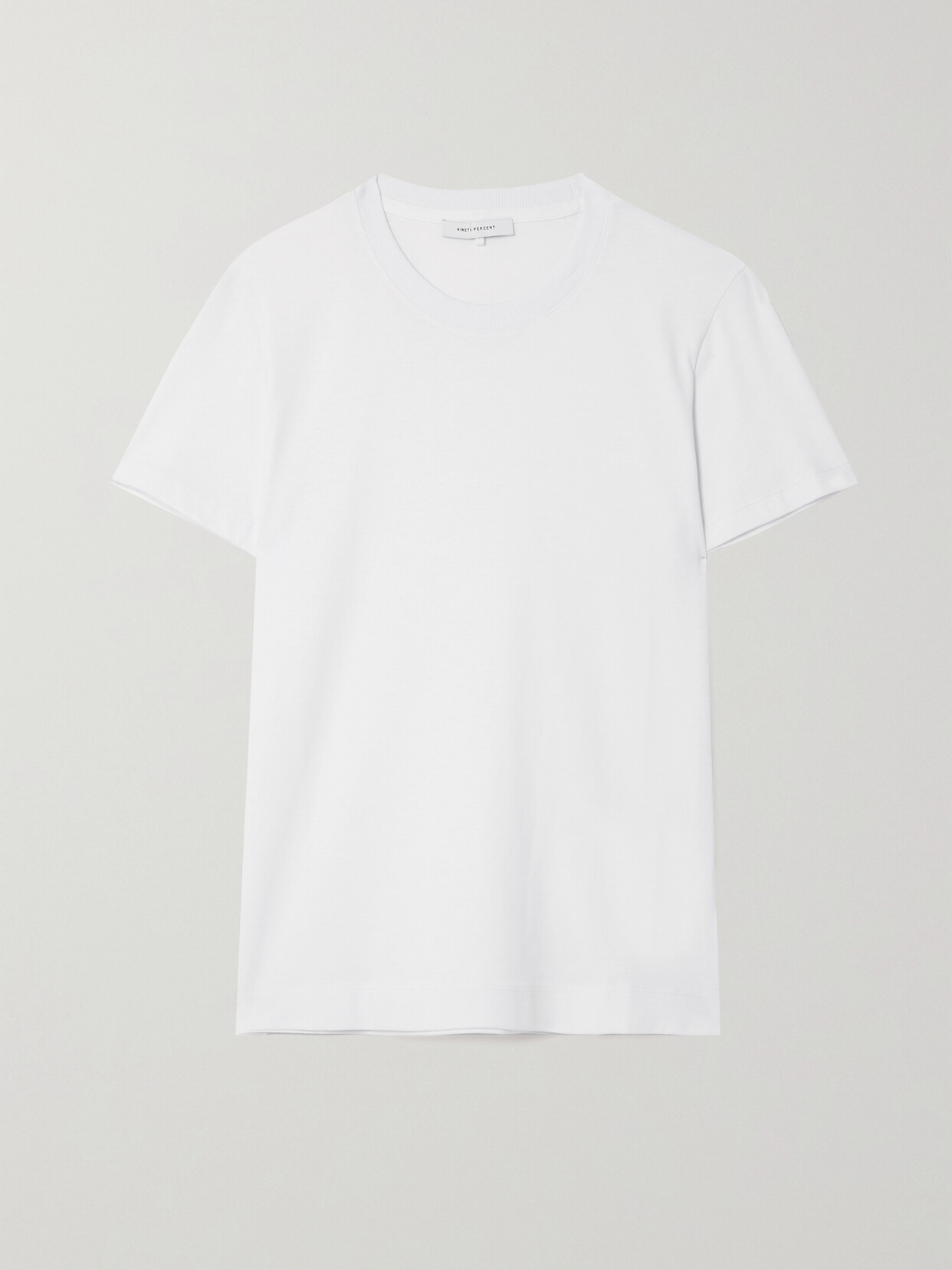 Ninety Percent - + Net Sustain Drew Organic Cotton-jersey T-shirt - White