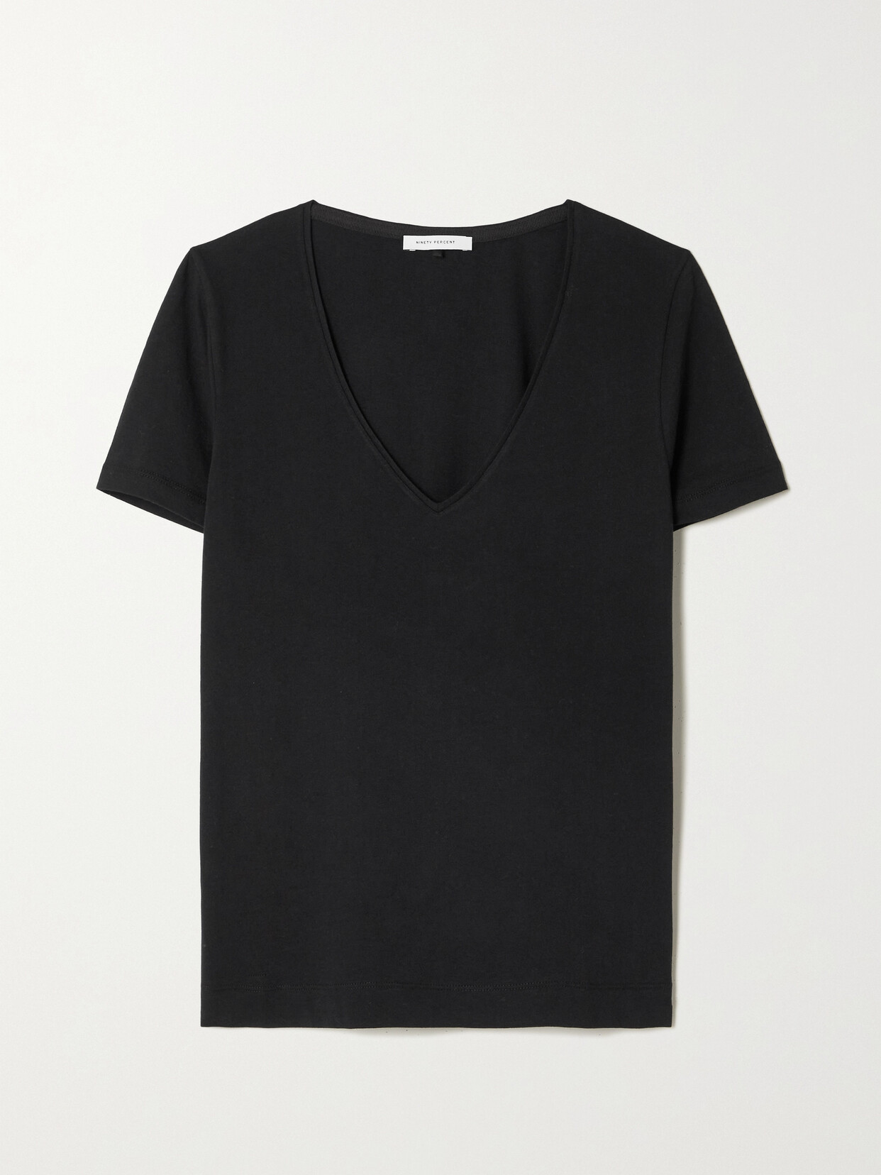 Ninety Percent - Marissa Organic Cotton-jersey T-shirt - Black