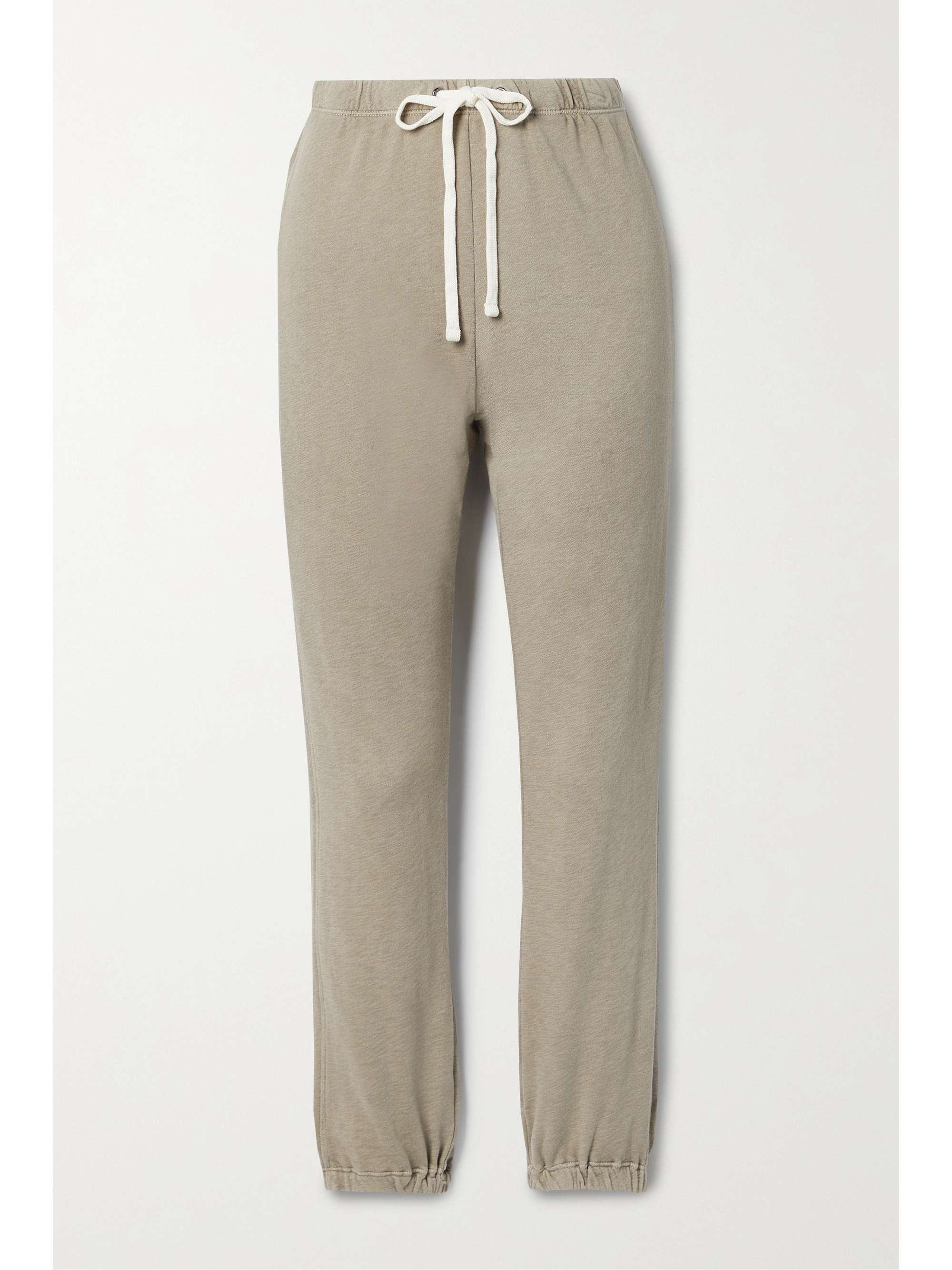 net-a-porter.com | Cropped Supima cotton-terry track pants
