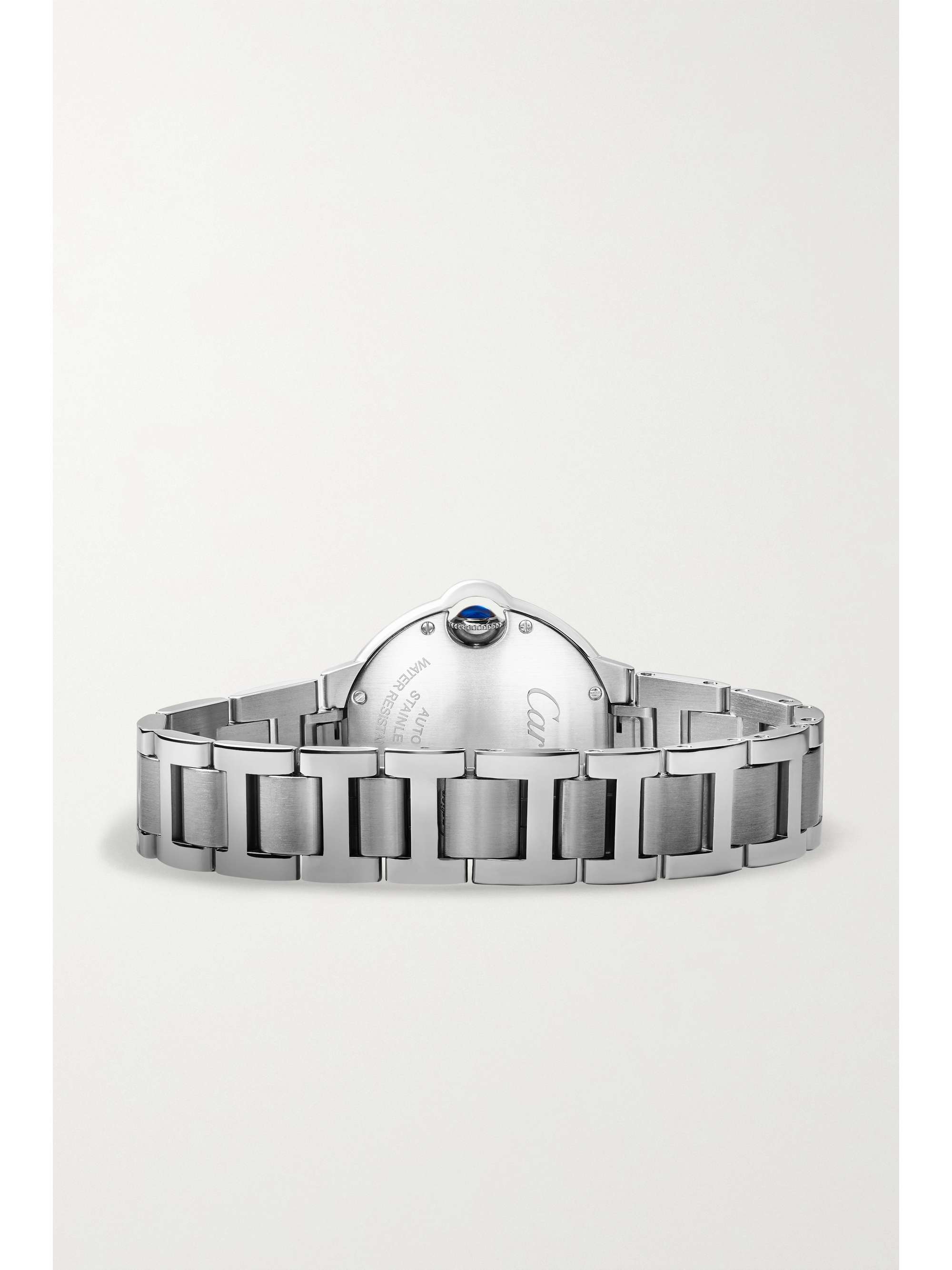 CARTIER Ballon Bleu de Cartier Automatic 33mm stainless steel and diamond watch