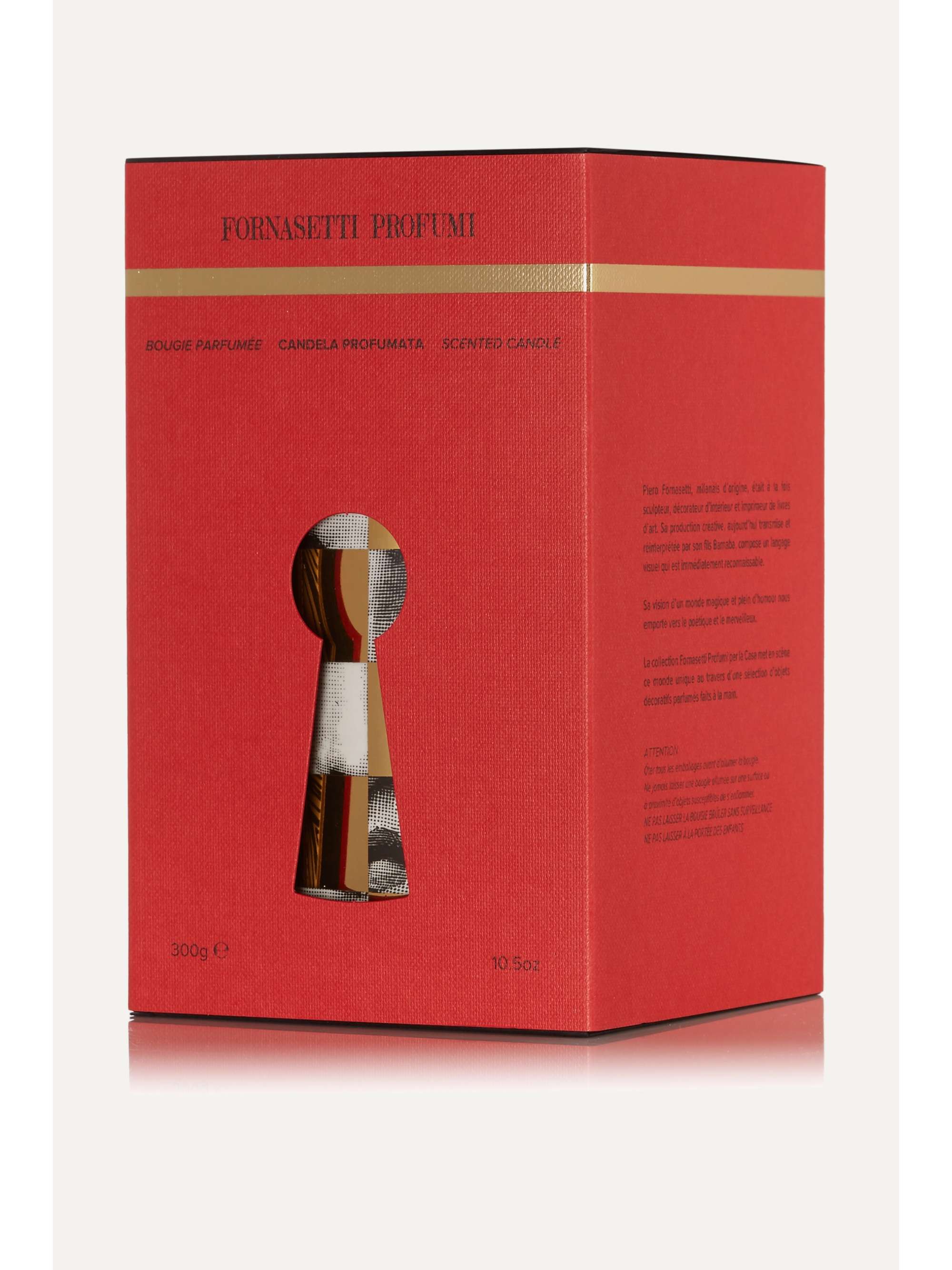 FORNASETTI Bougie parfumée Losanghe, 300 g