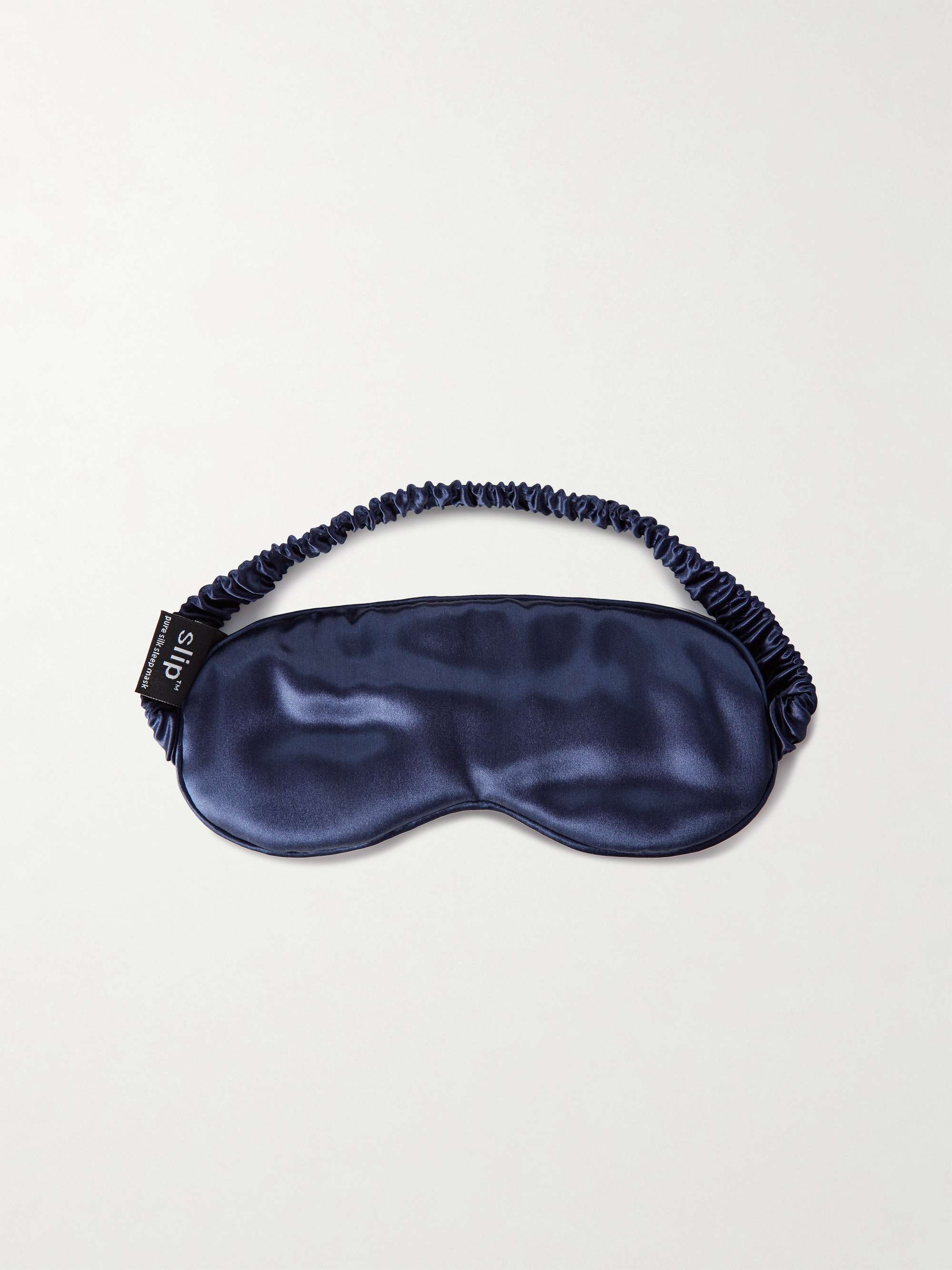 SLIP Embroidered silk eye mask