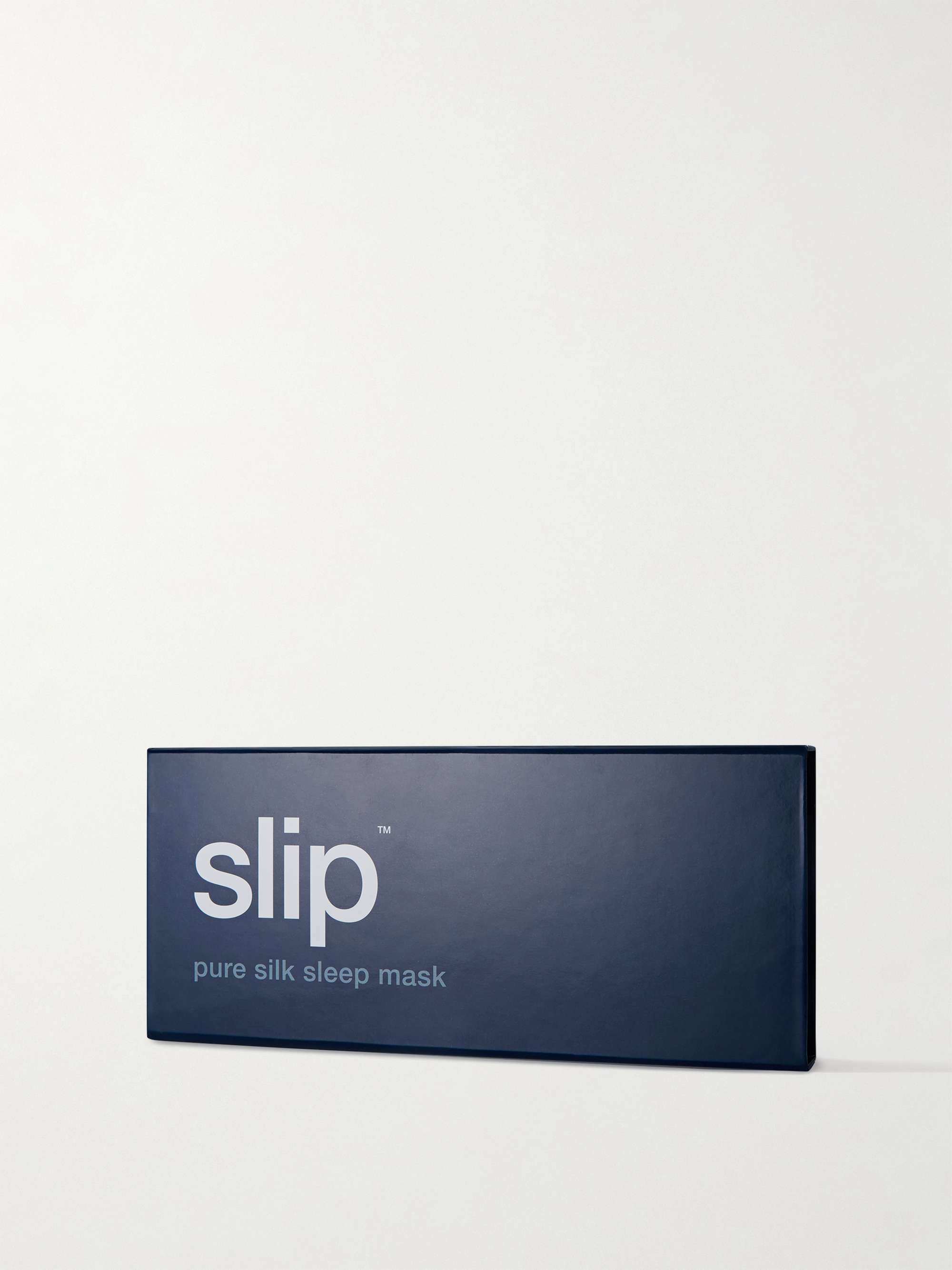 SLIP Embroidered silk eye mask