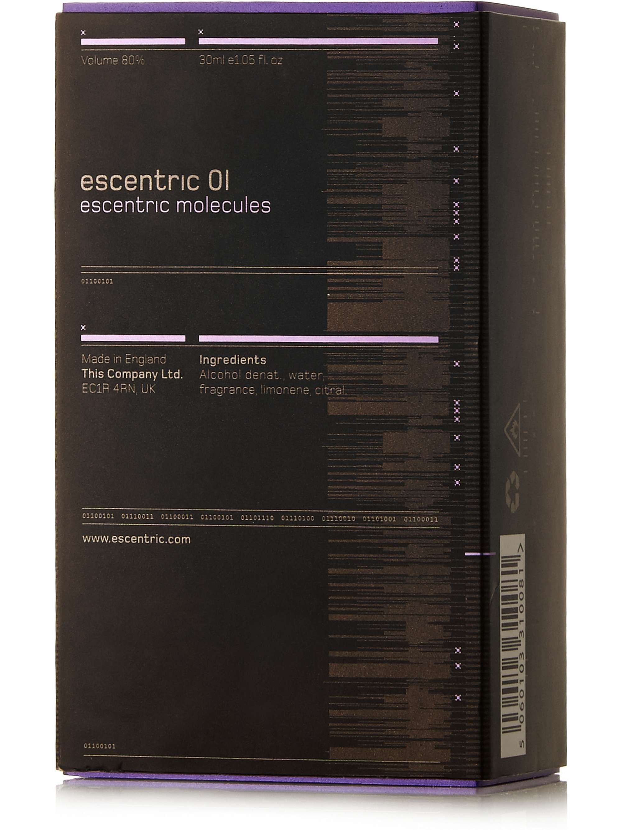 ESCENTRIC MOLECULES Escentric 01 - Iso E Super & Pink Pepper, 30ml