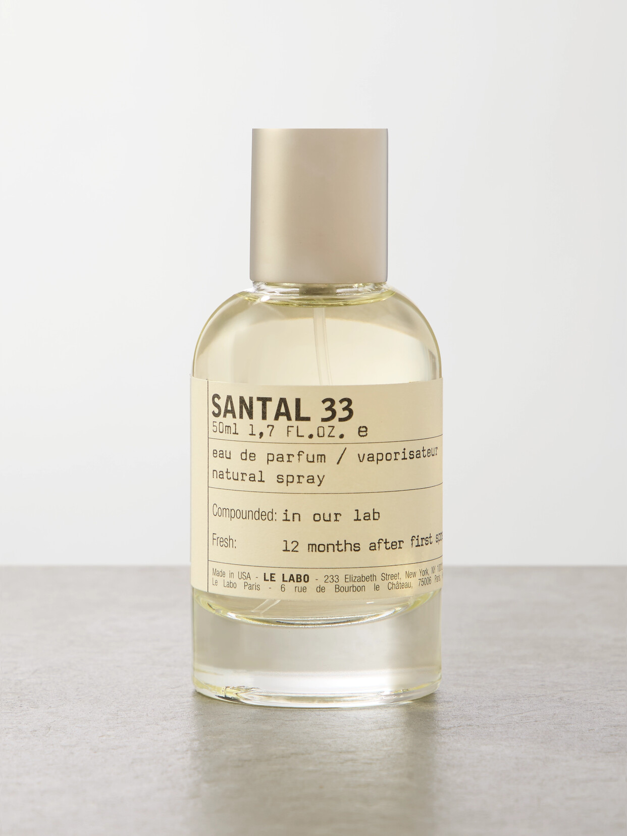 LE LABO EAU DE PARFUM - SANTAL 33, 50ML