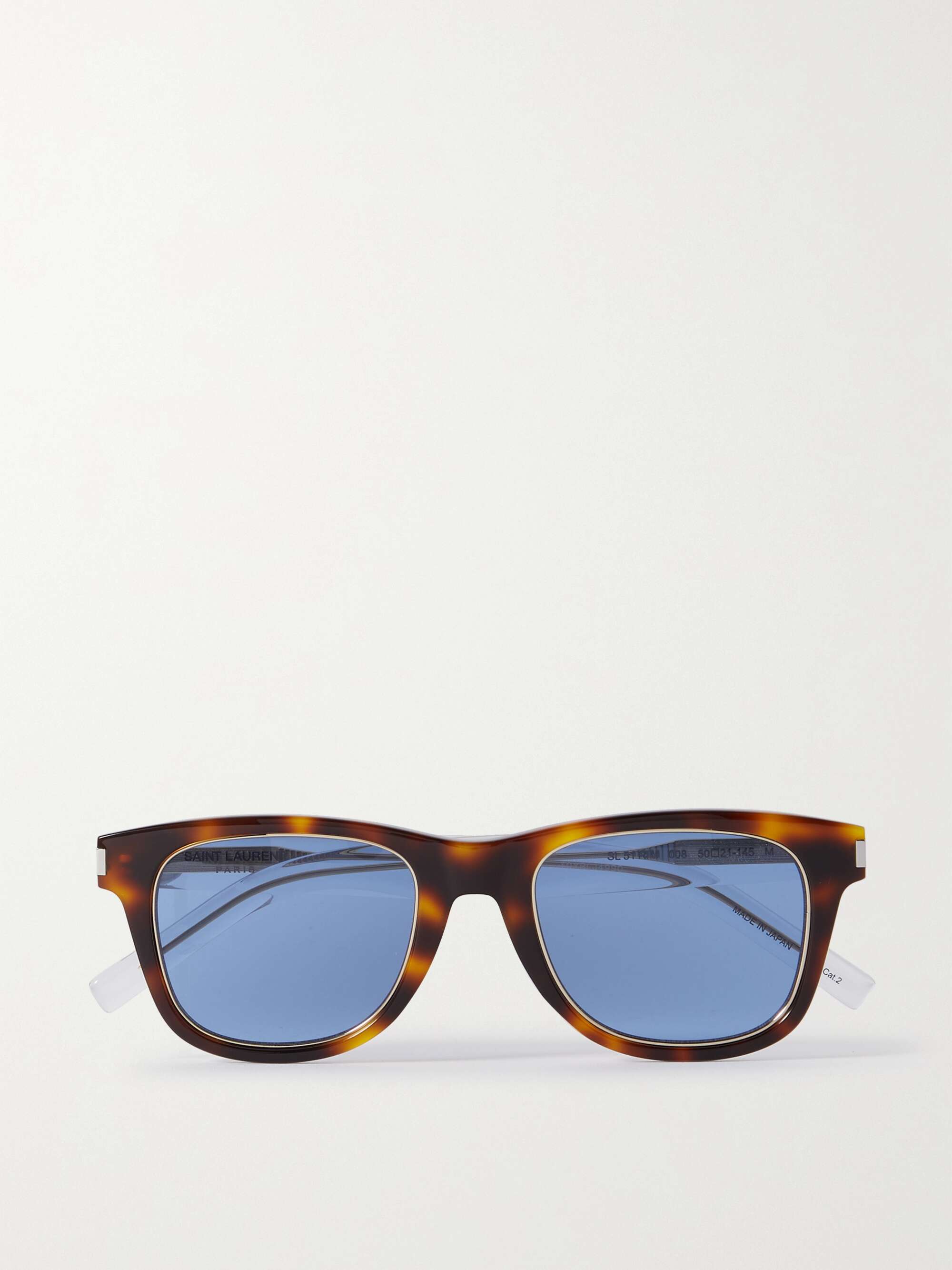 YSL oversized D-frame acetate sunglasses