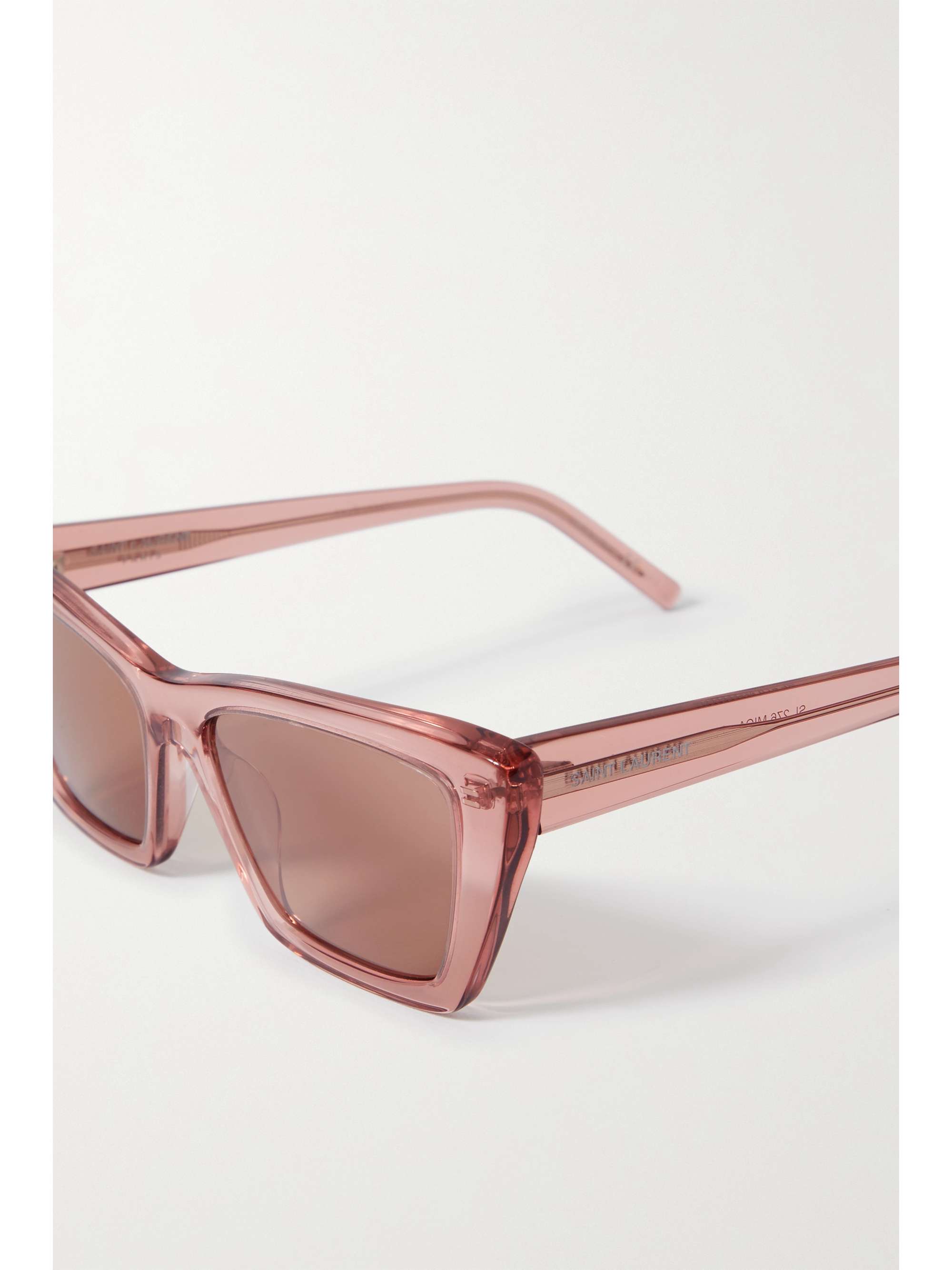 saint laurent white cat eye sunglasses