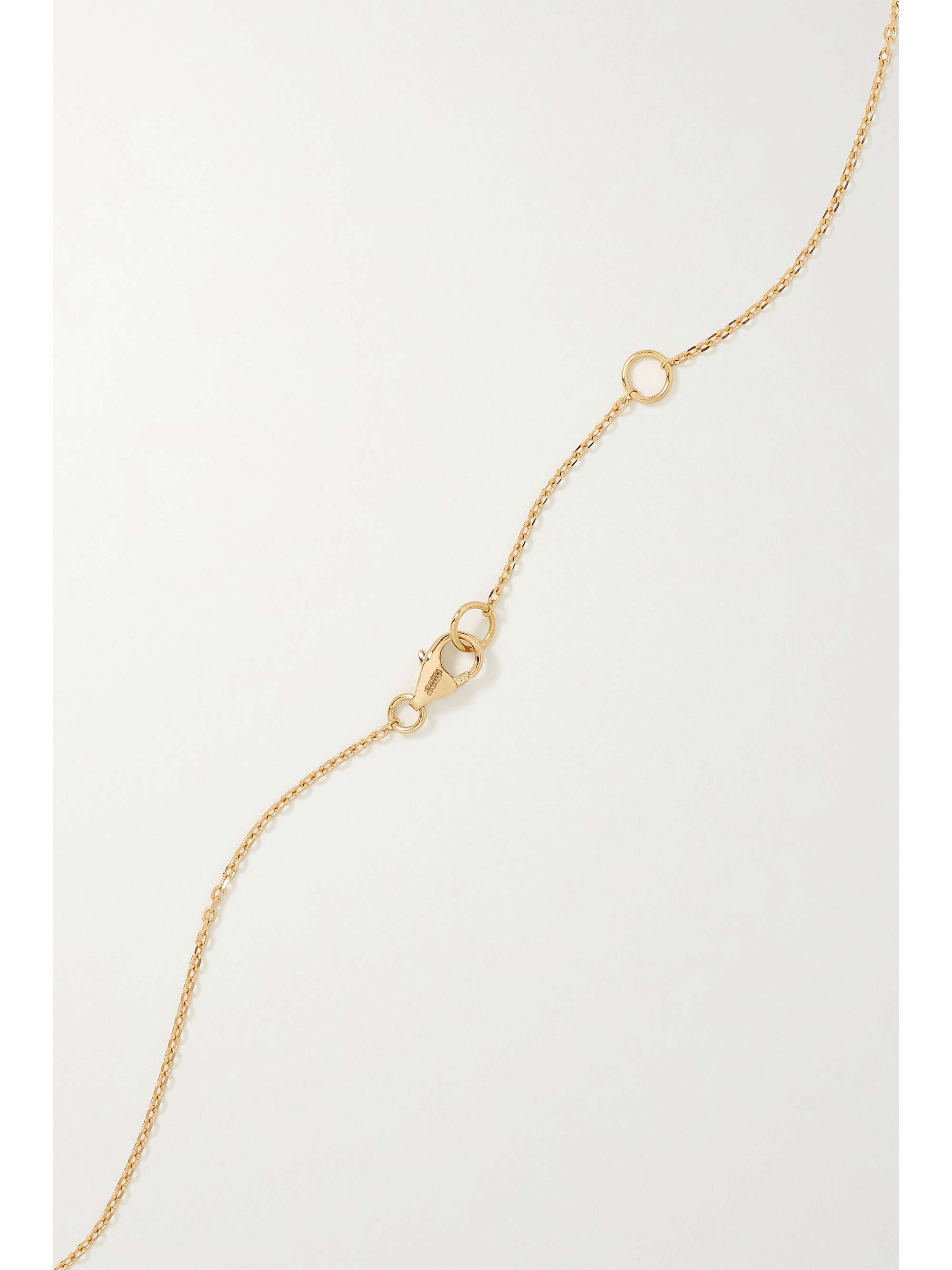 L'ATELIER NAWBAR The Dance 18-karat gold, mother-of-pearl and diamond choker