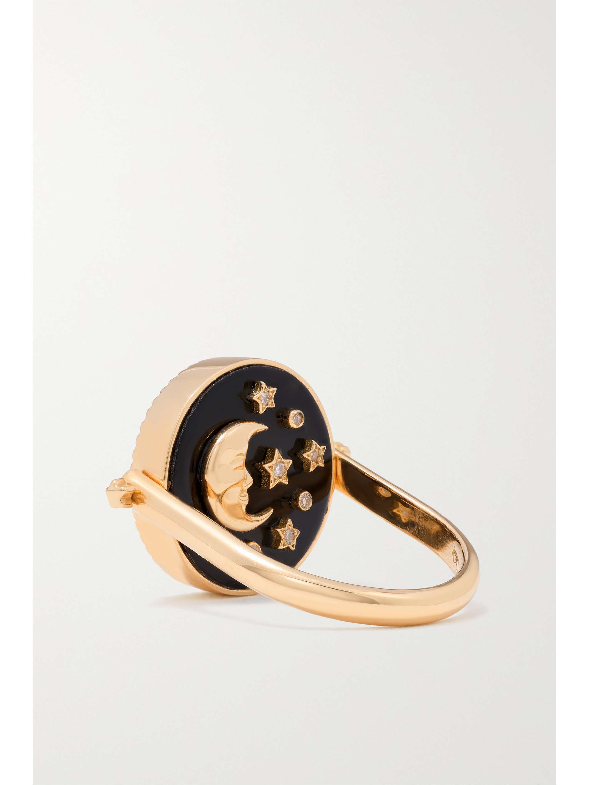 L'ATELIER NAWBAR Day and Night 18-karat gold multi-stone ring