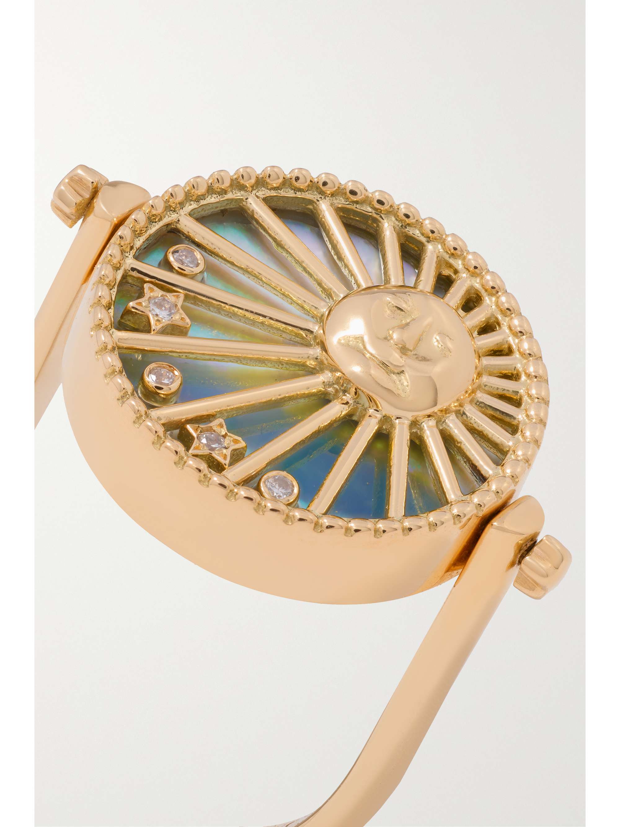 L'ATELIER NAWBAR Day and Night 18-karat gold multi-stone ring