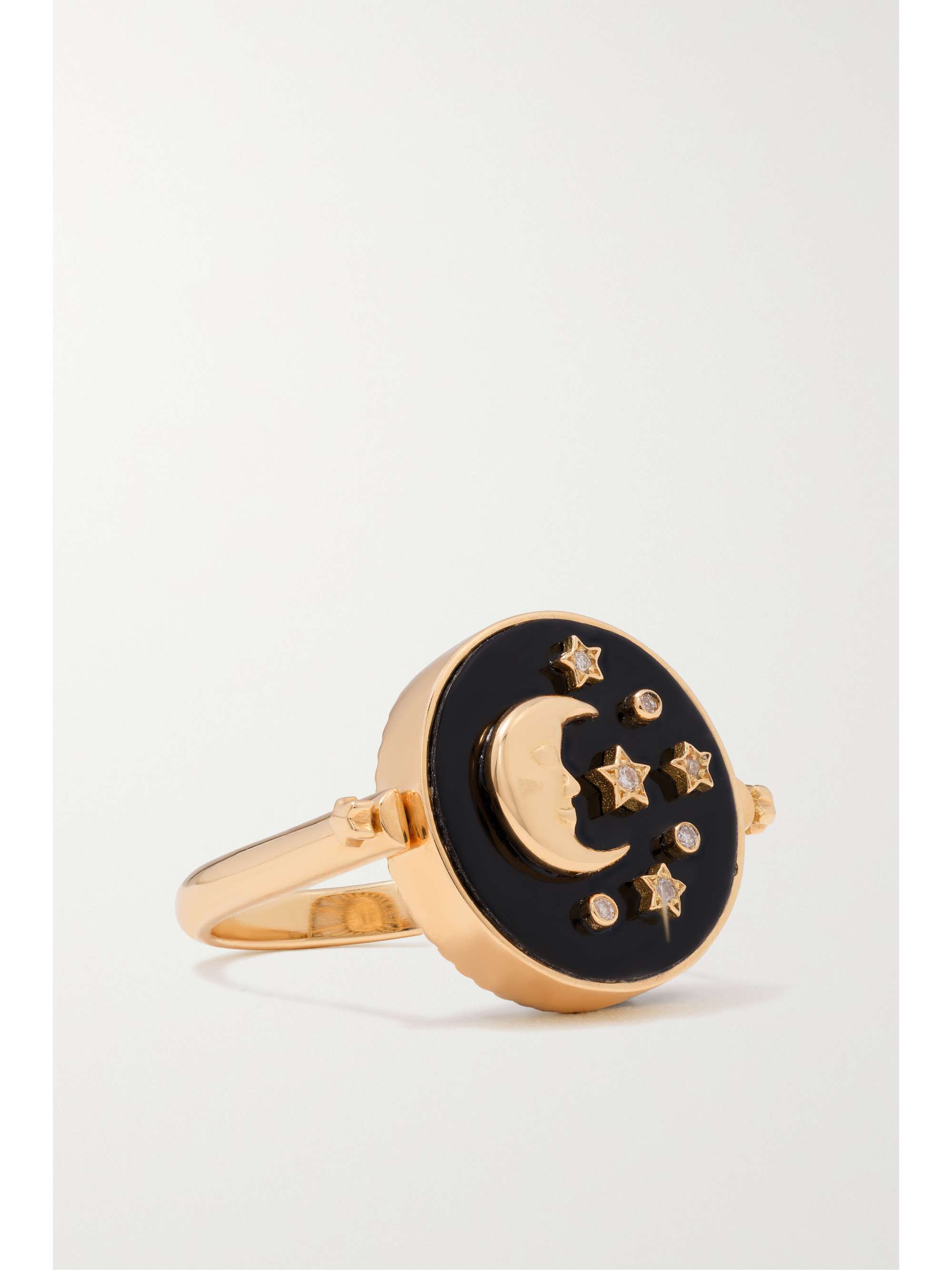 L'ATELIER NAWBAR Day and Night 18-karat gold multi-stone ring
