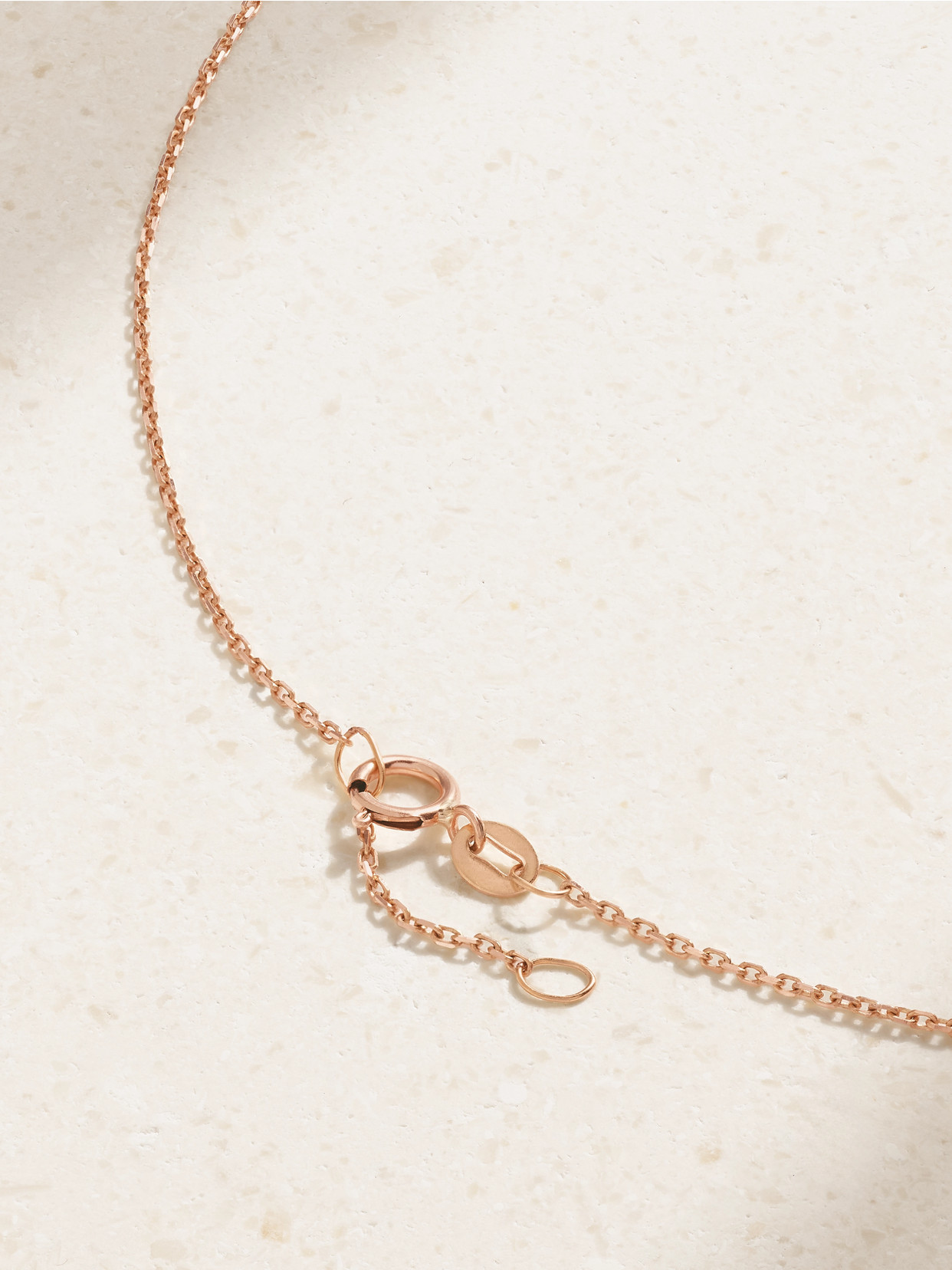 L'atelier Nawbar Eye 18-karat Rose Gold, Lapis Lazuli And Diamond Necklace In Gold