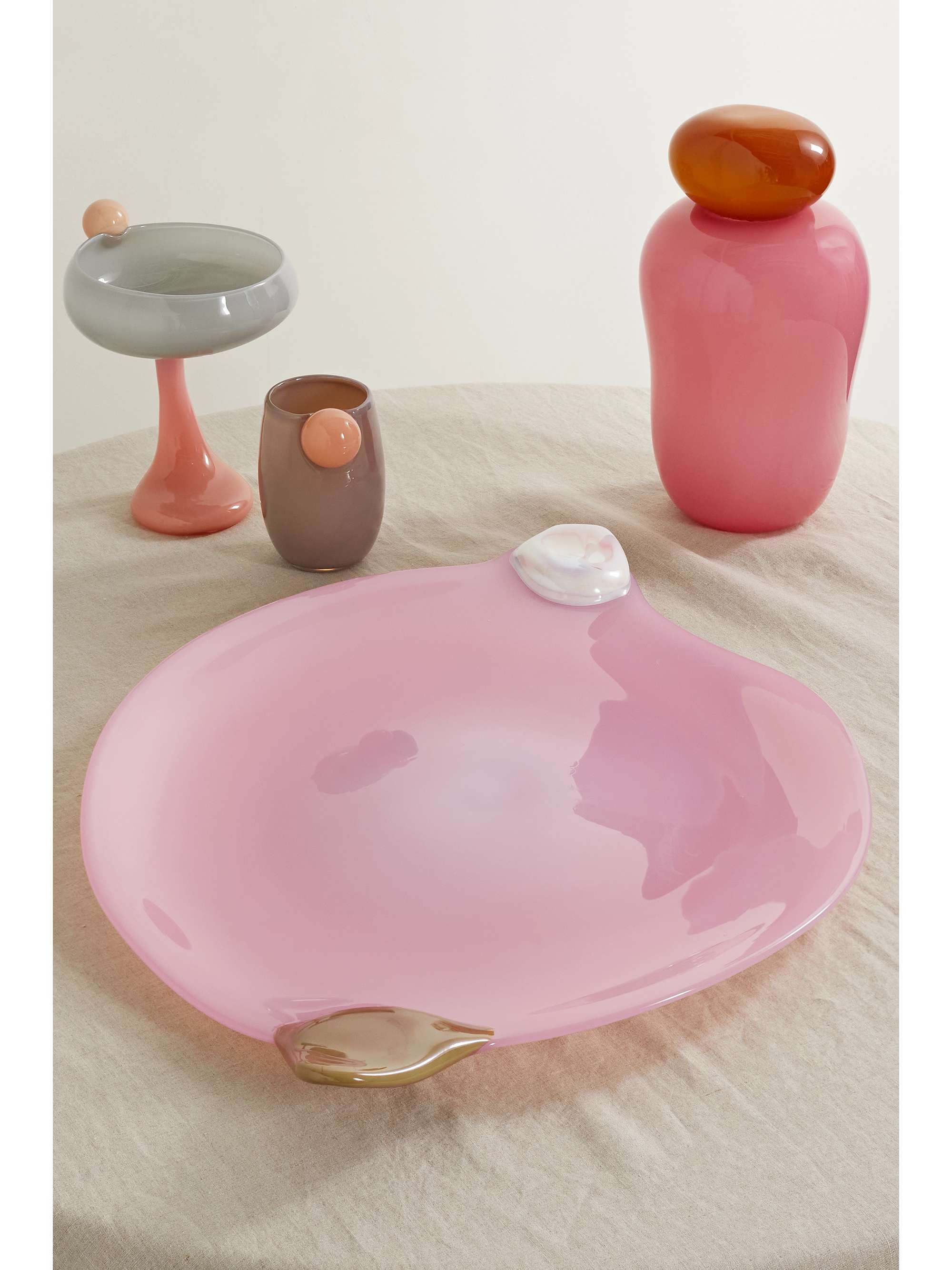 HELLE MARDAHL Giant Candy glass tray