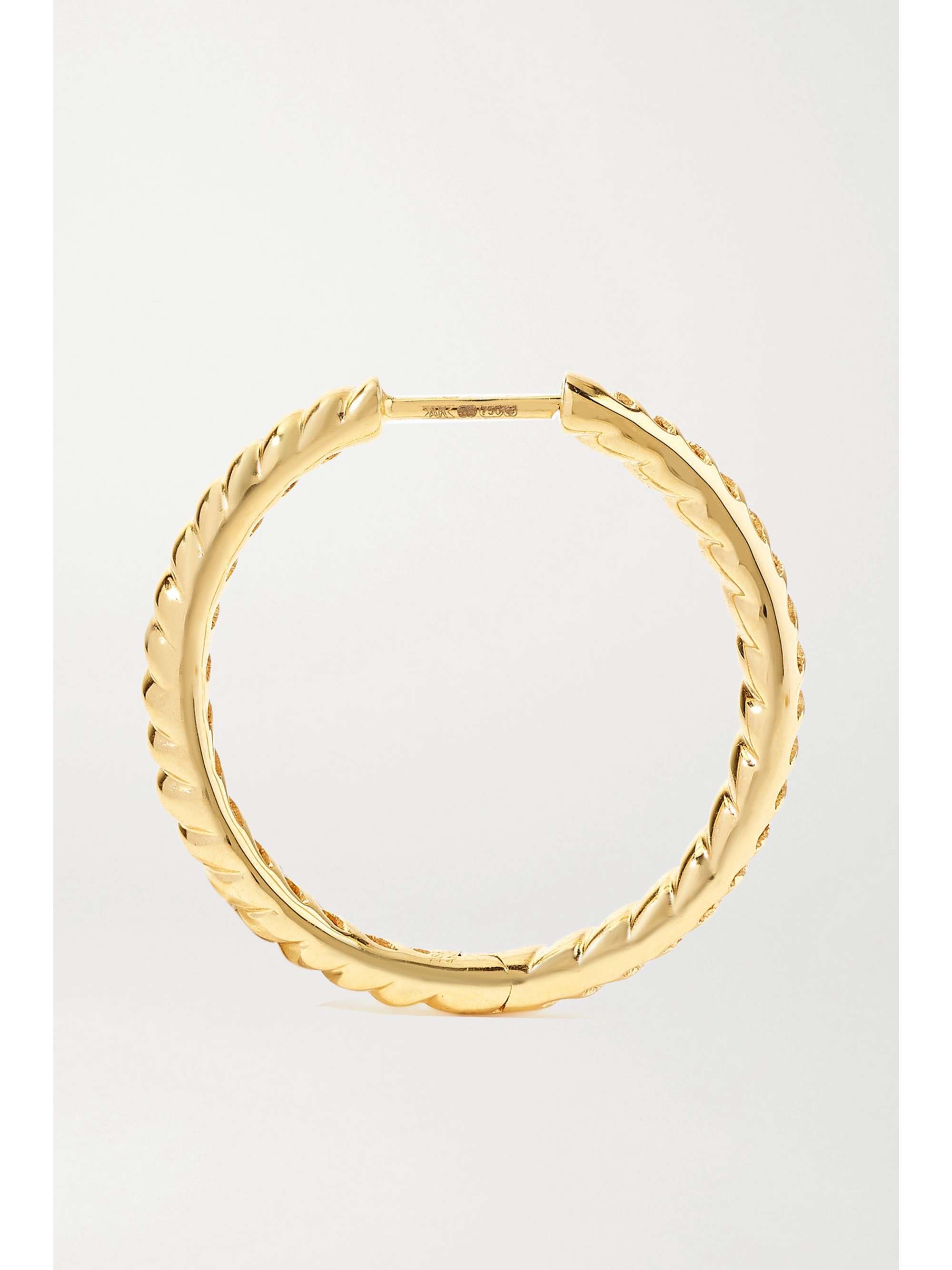 ANITA KO Zoe 18-karat gold hoop earrings