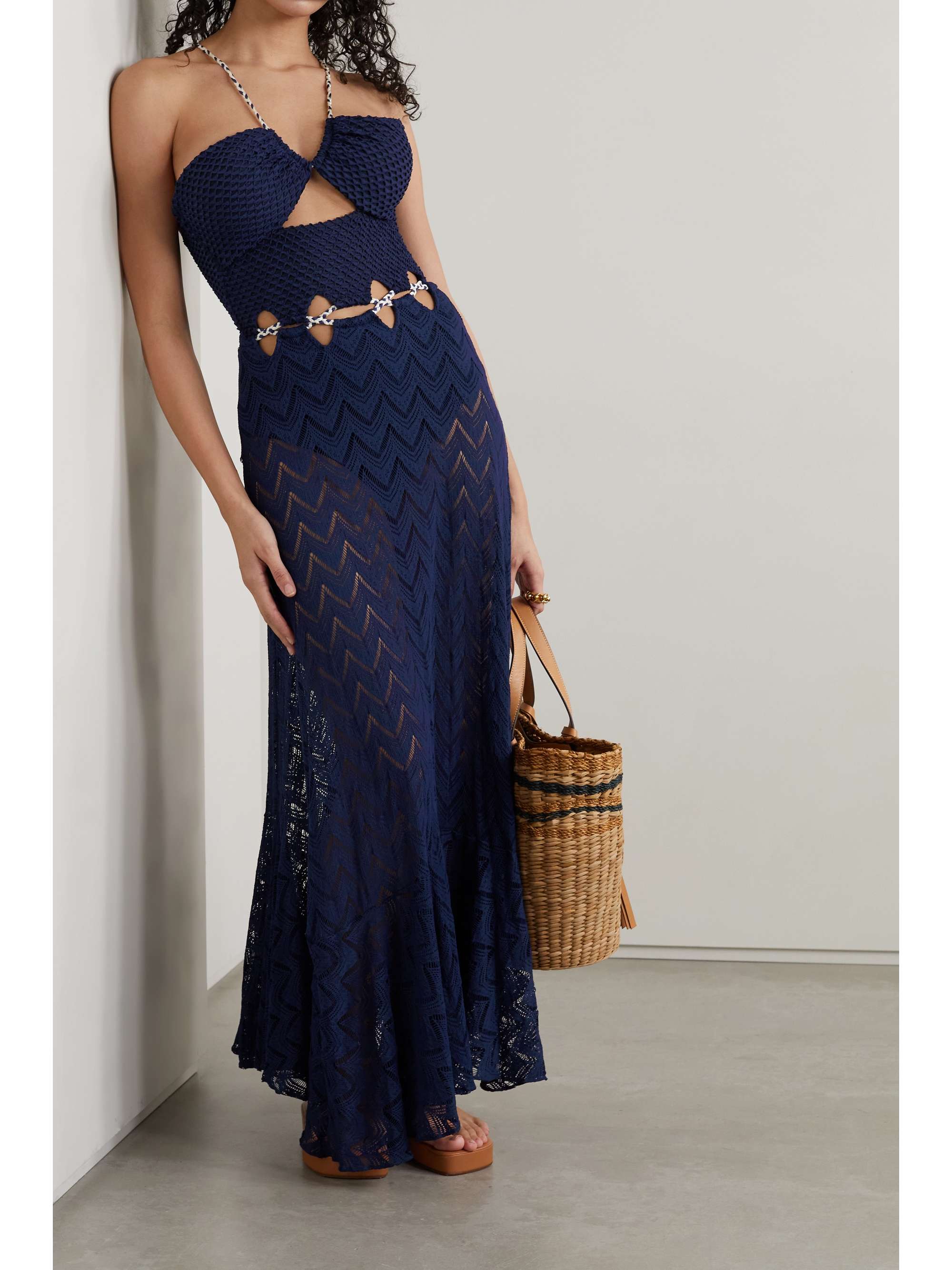 open-knit maxi dress | PATBO | NET-A-PORTER