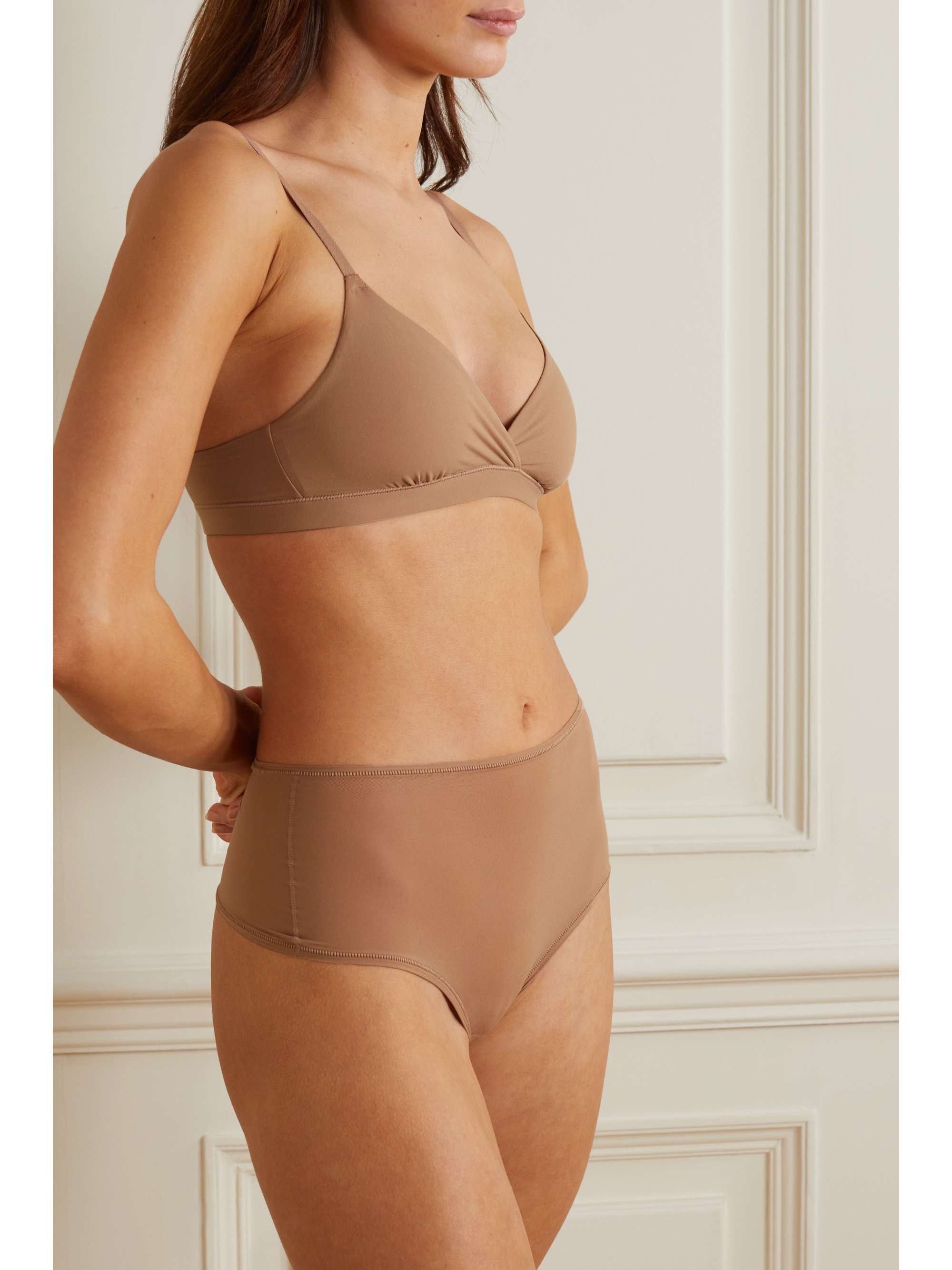 SKIMS Fits Everybody High Waisted thong - Ochre