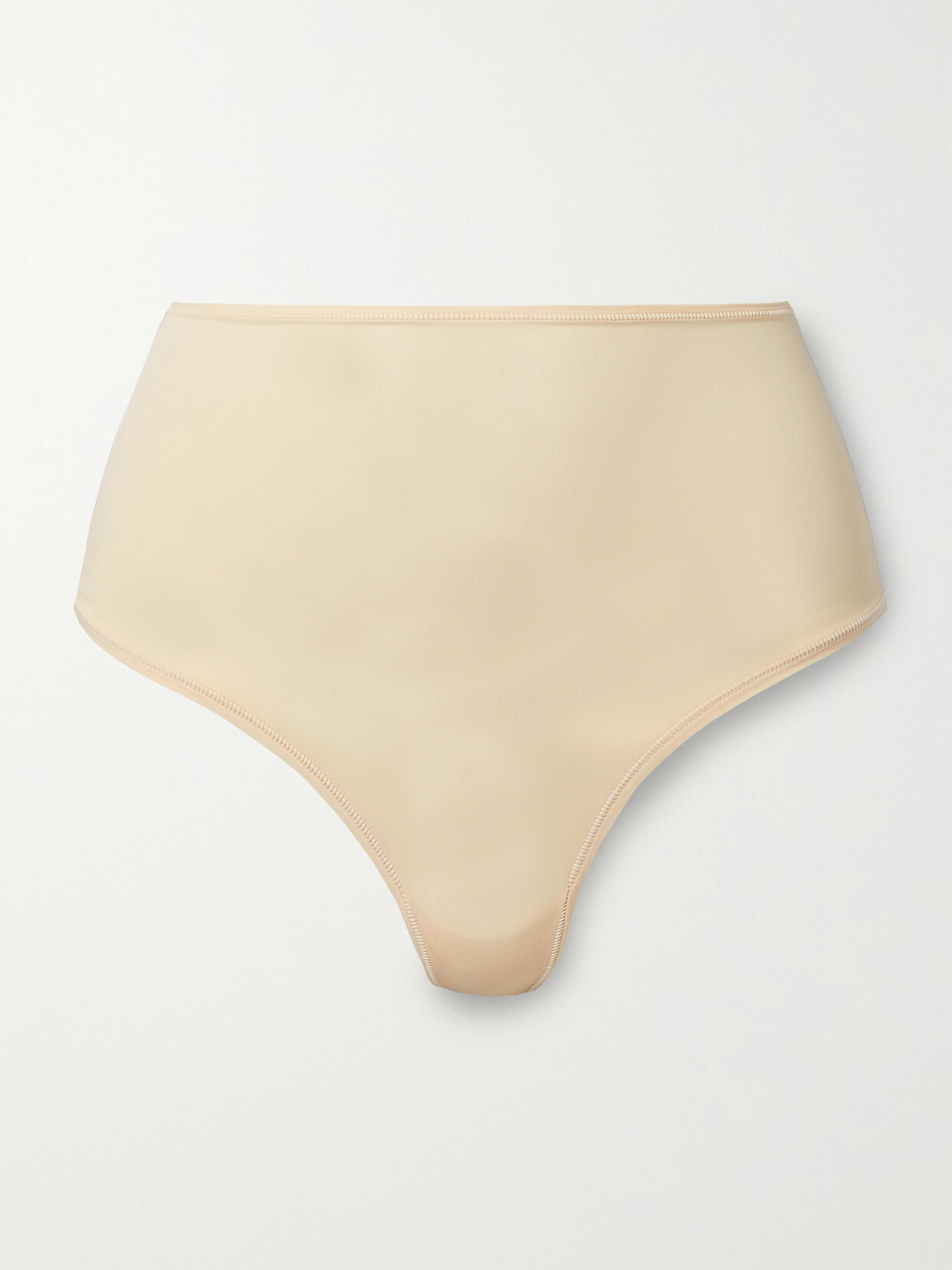 Shop Skims Fits Everybody High Waisted Thong In Neutrals