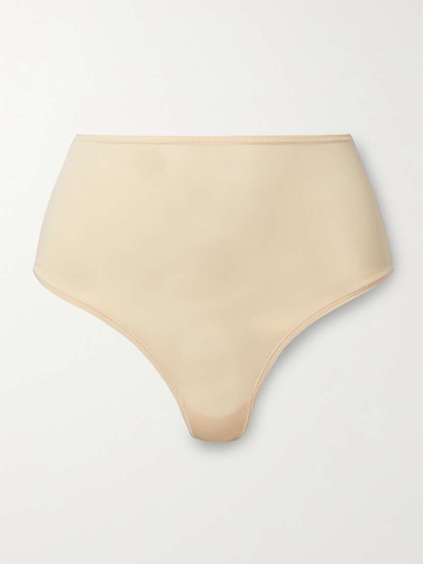 Skims Fits Everybody High Waisted Thong - Sand