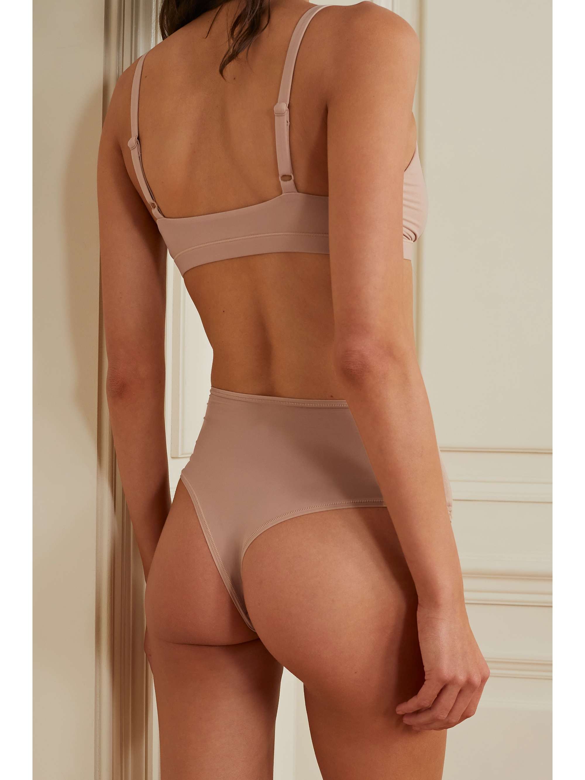 SKIMS Fits Everybody High Waisted thong - Ochre