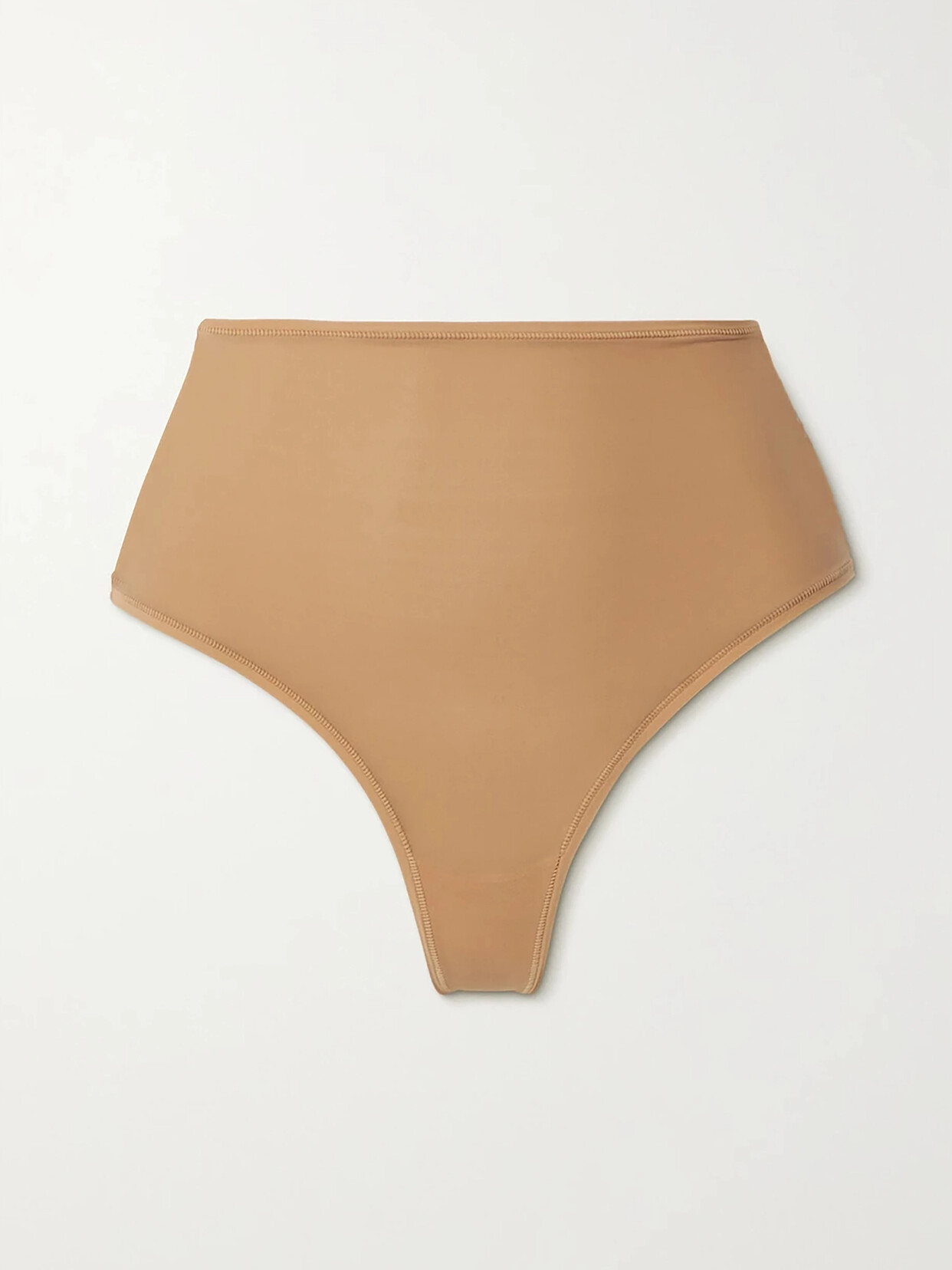 Skims Fits Everybody High Waisted Thong - Ochre
