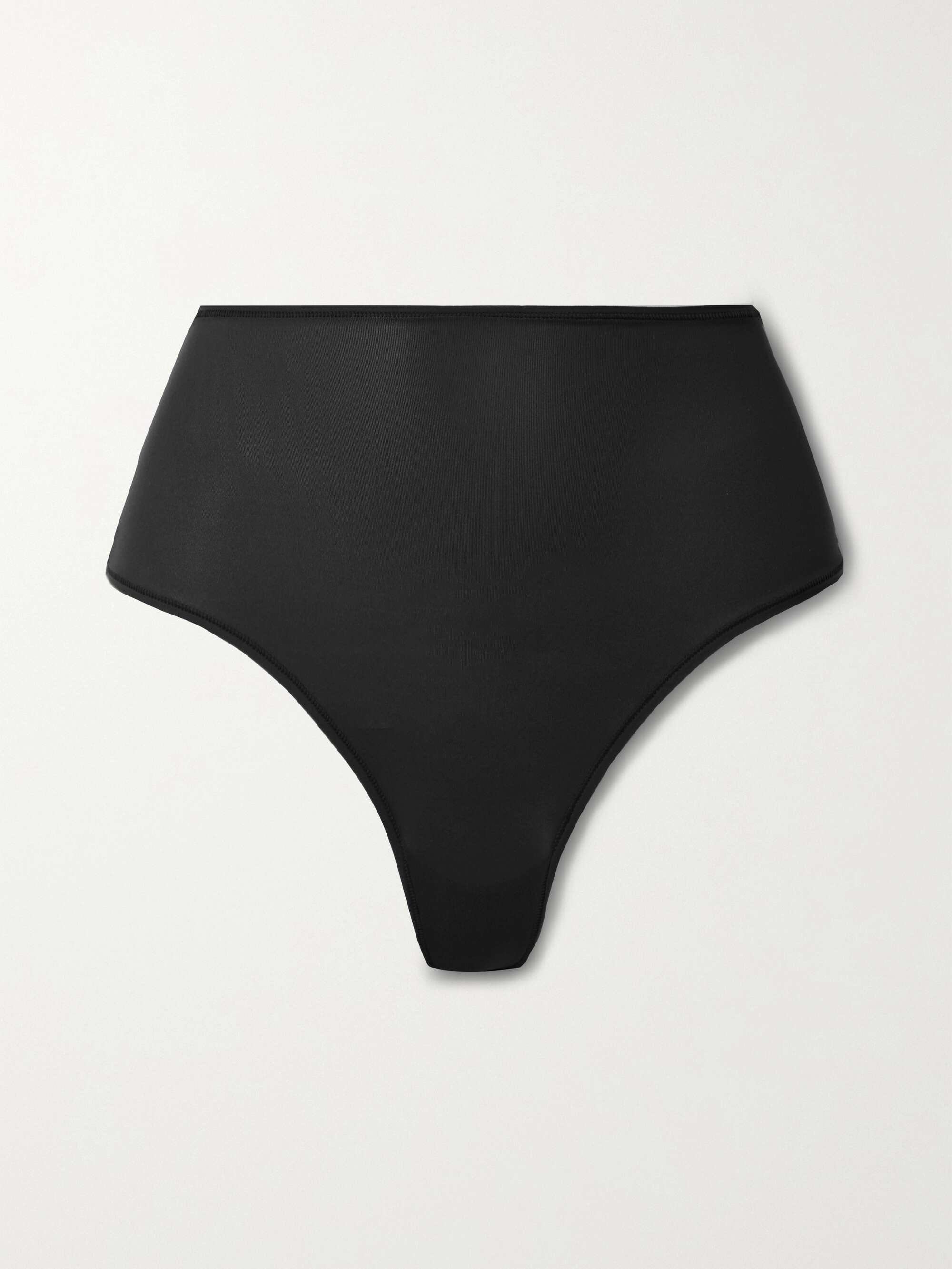 Fits Everybody High Waisted Thong - Onyx