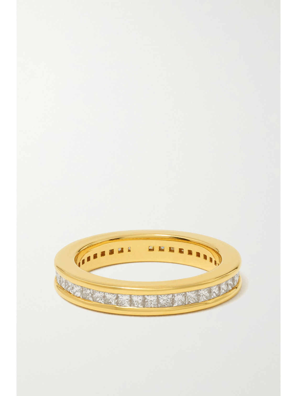 Shop Octavia Elizabeth + Net Sustain Ivy 18-karat Recycled Gold Diamond Eternity Ring