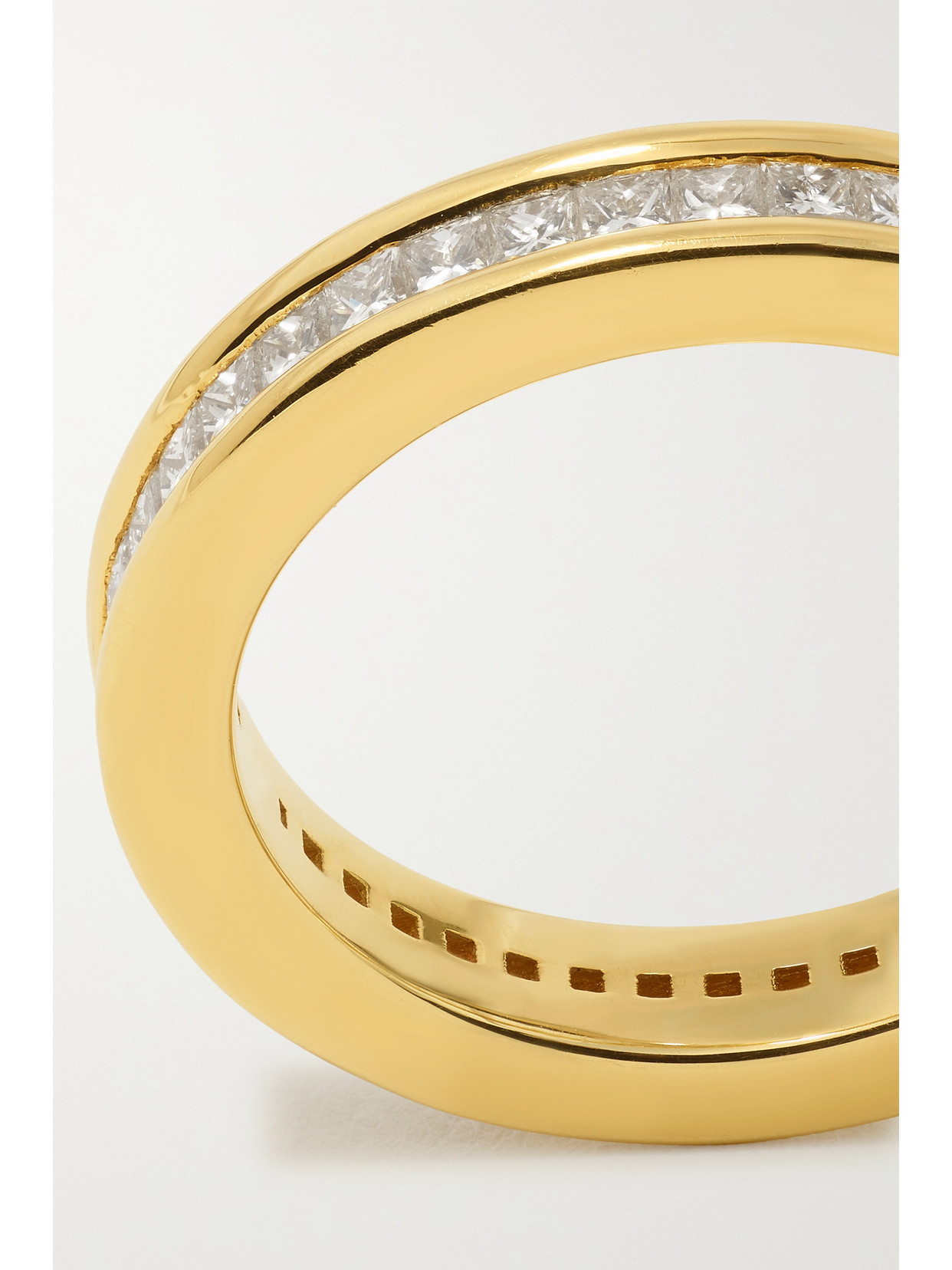 Shop Octavia Elizabeth + Net Sustain Ivy 18-karat Recycled Gold Diamond Eternity Ring