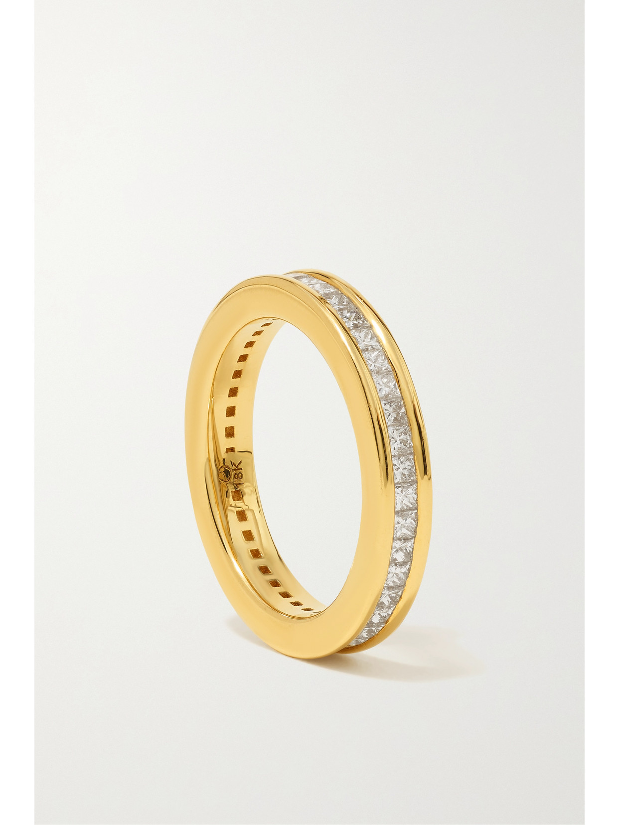 Shop Octavia Elizabeth + Net Sustain Ivy 18-karat Recycled Gold Diamond Eternity Ring