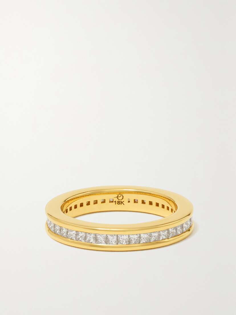 Octavia Elizabeth + Net Sustain Ivy 18-karat Recycled Gold Diamond Eternity Ring