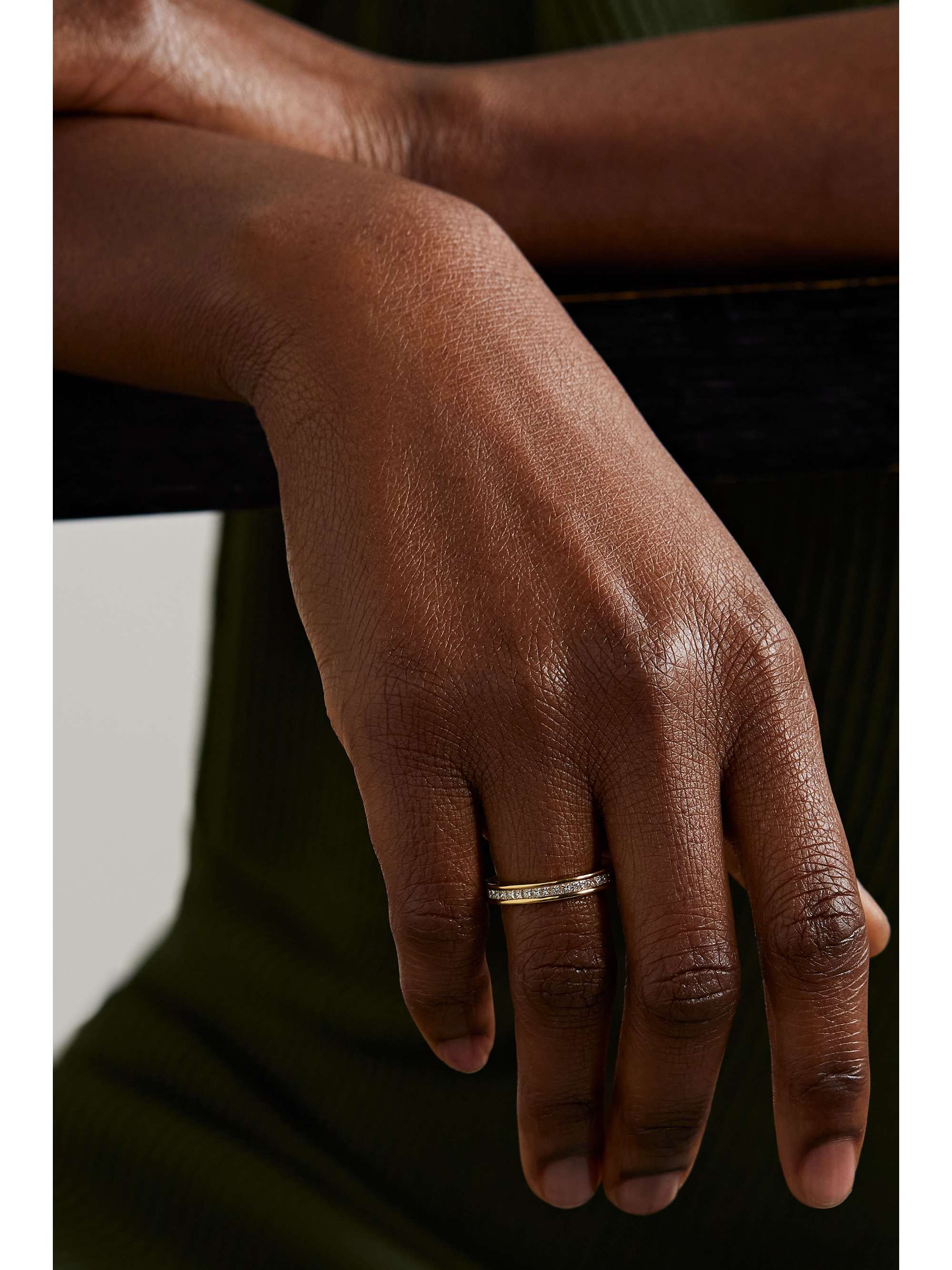 OCTAVIA ELIZABETH + NET SUSTAIN Ivy 18-karat recycled gold diamond eternity ring