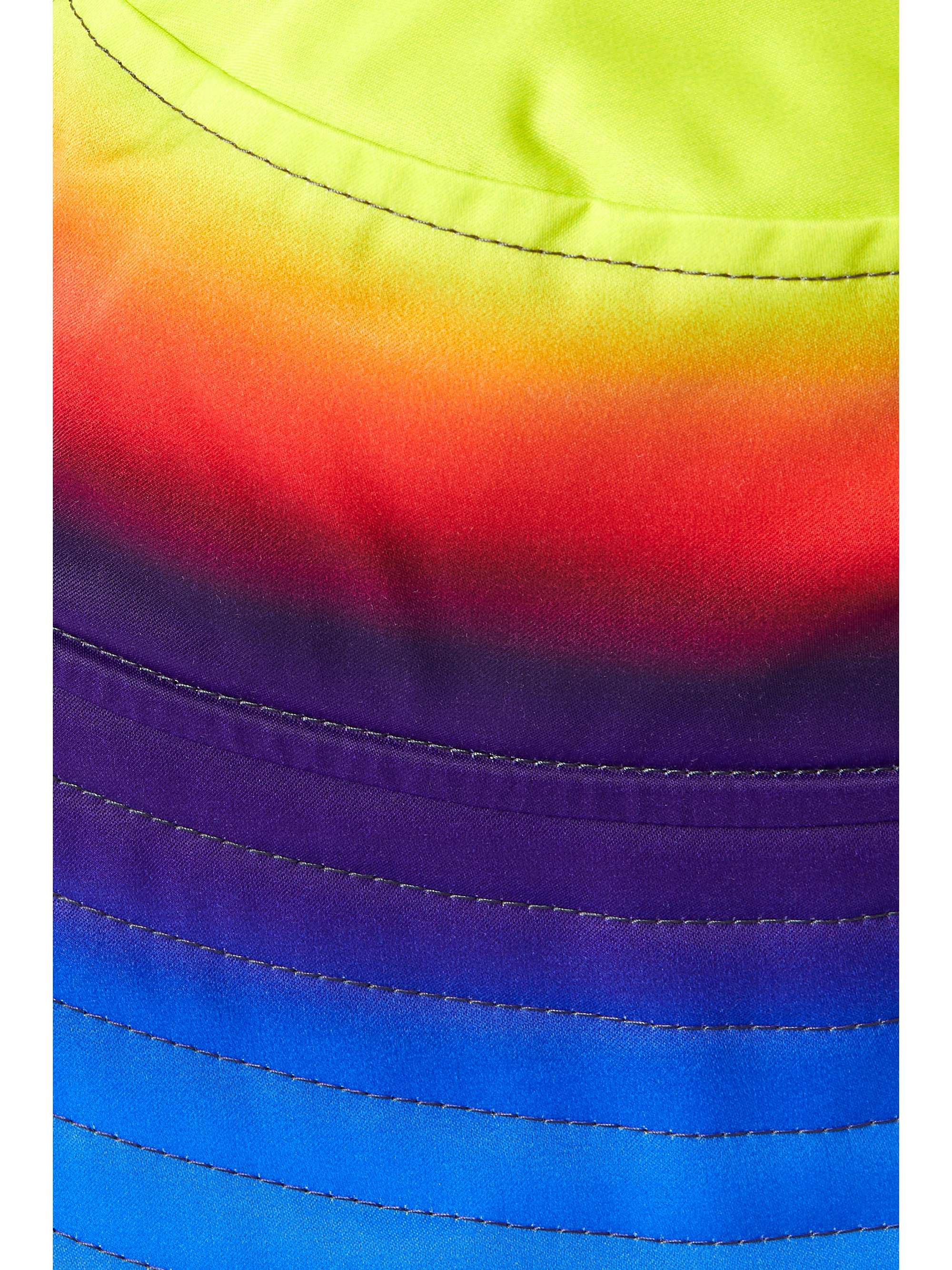 DRIES VAN NOTEN Ombre topstitched twill bucket hat