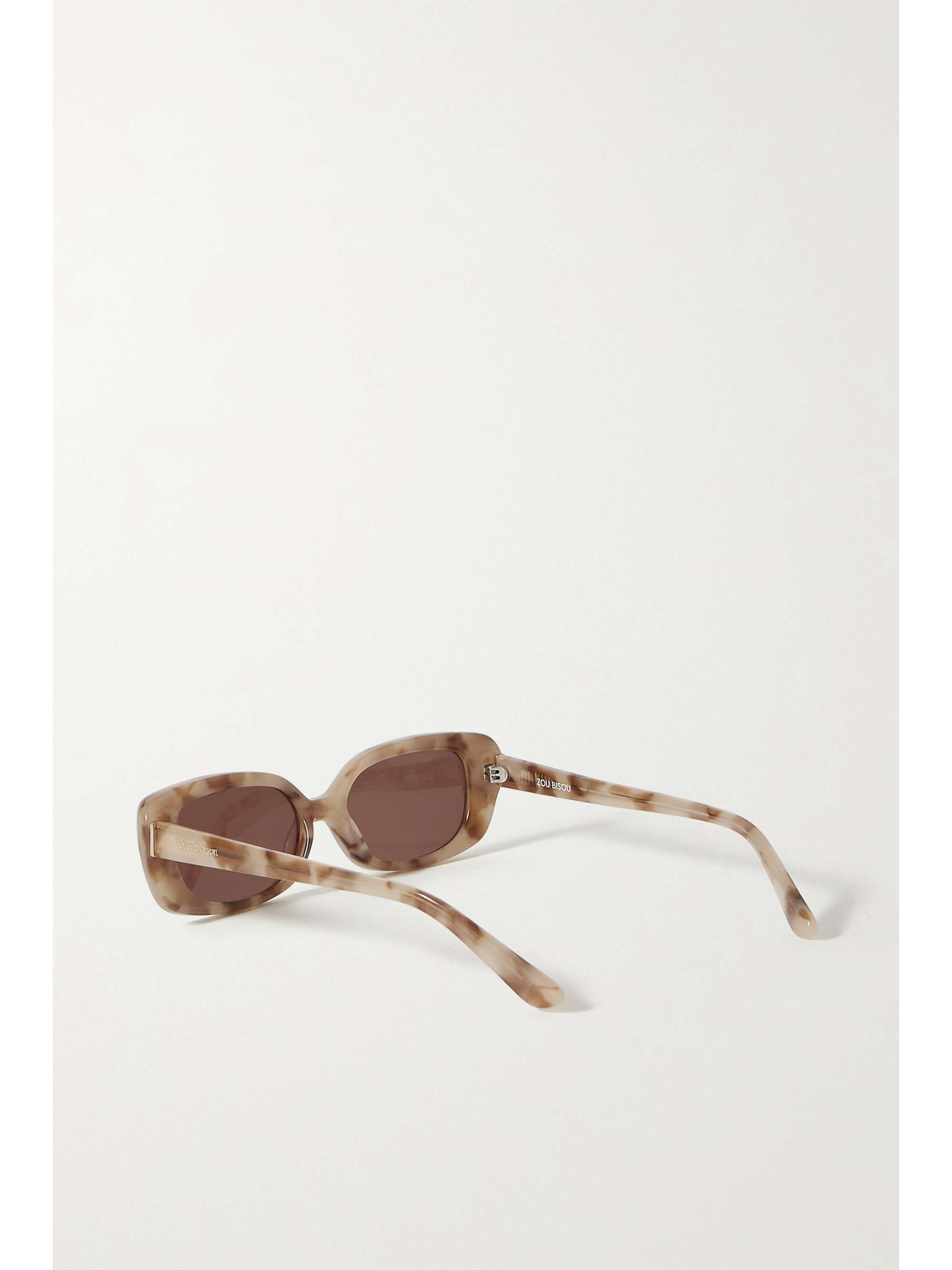 VELVET CANYON Lunettes de soleil rectangulaires en acétate effet écaille Zou Bisou - NET SUSTAIN