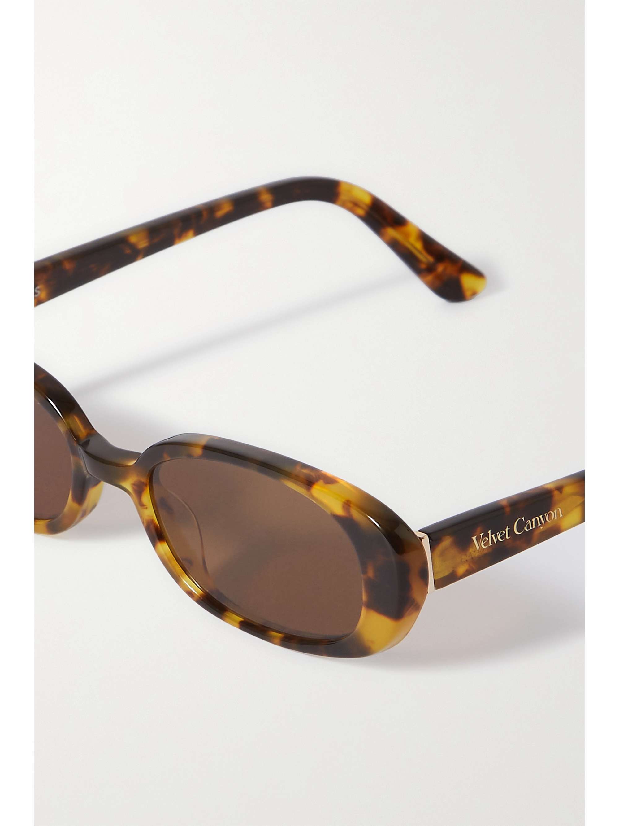 VELVET CANYON + NET SUSTAIN Velvetines cateye acetate sunglasses NET