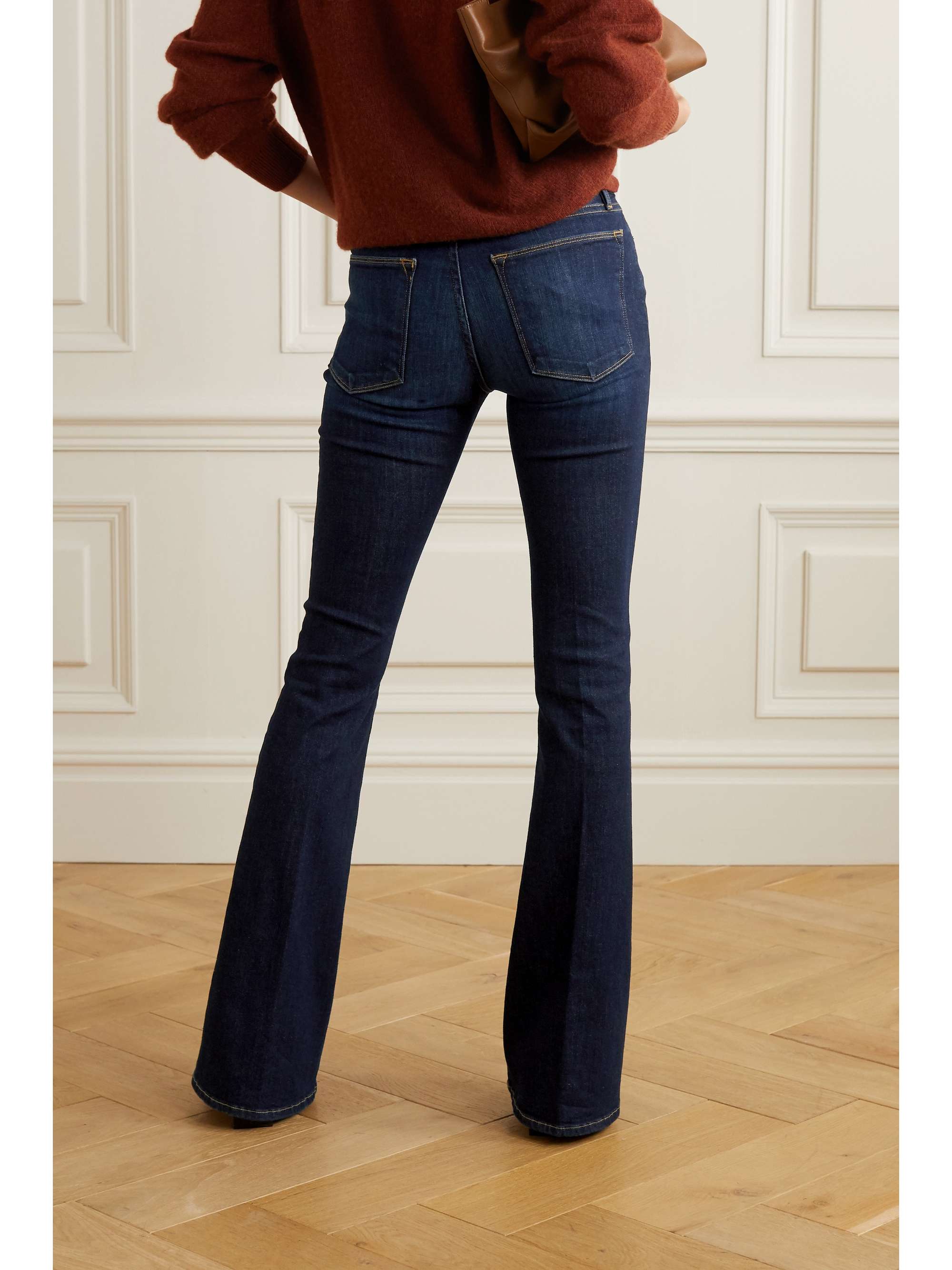 FRAME Le High Flare high-rise jeans