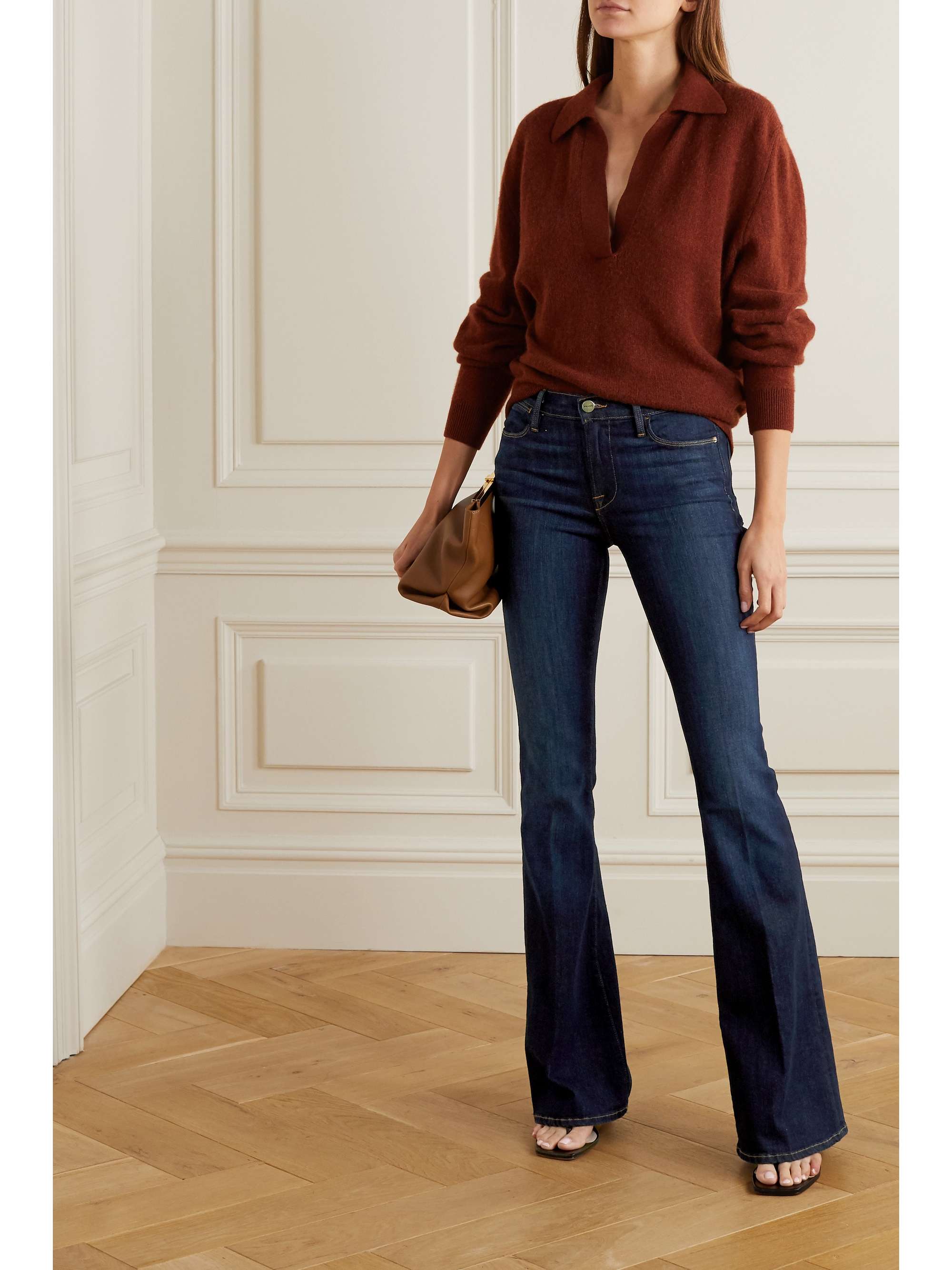 Le High Flare high-rise jeans