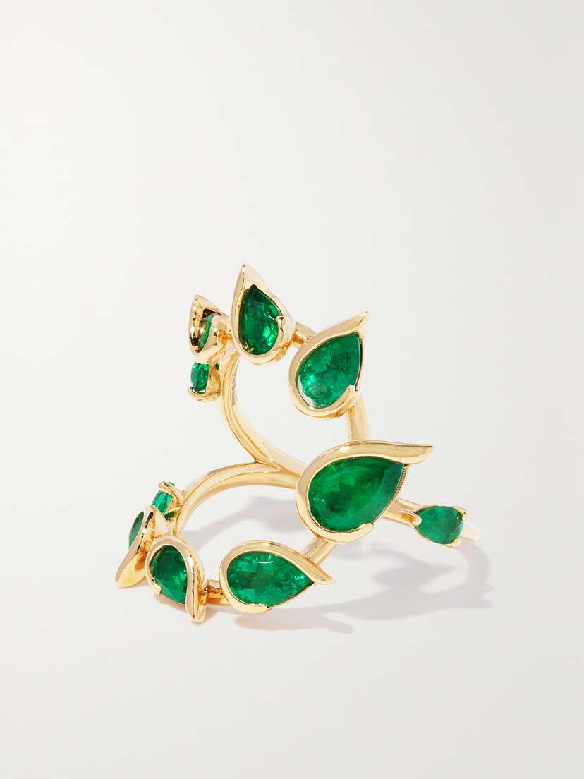 Fernando Jorge Flicker 18-karat Gold Emerald Ring