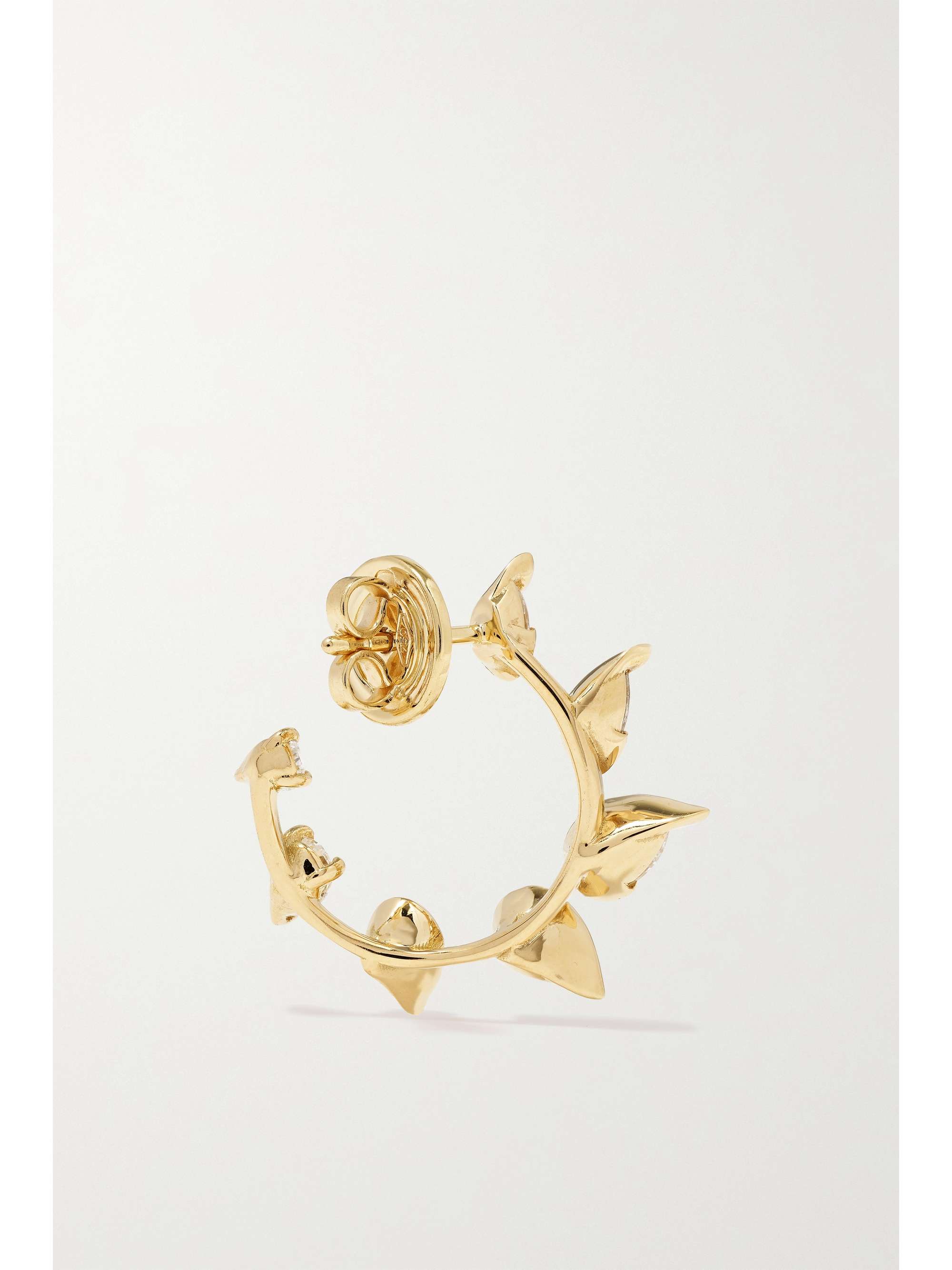 FERNANDO JORGE Flicker 18-karat gold diamond hoop earrings