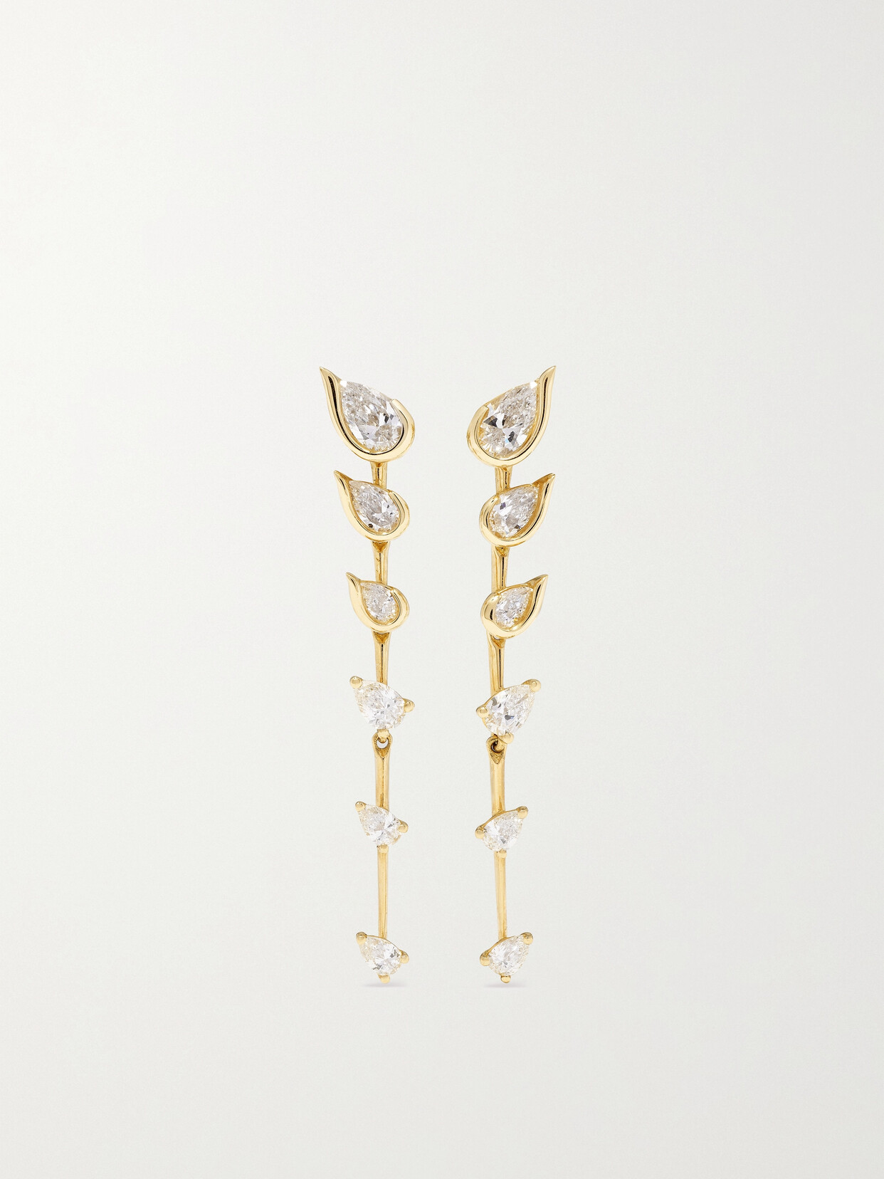 Fernando Jorge Flicker 18-karat Gold Diamond Earrings